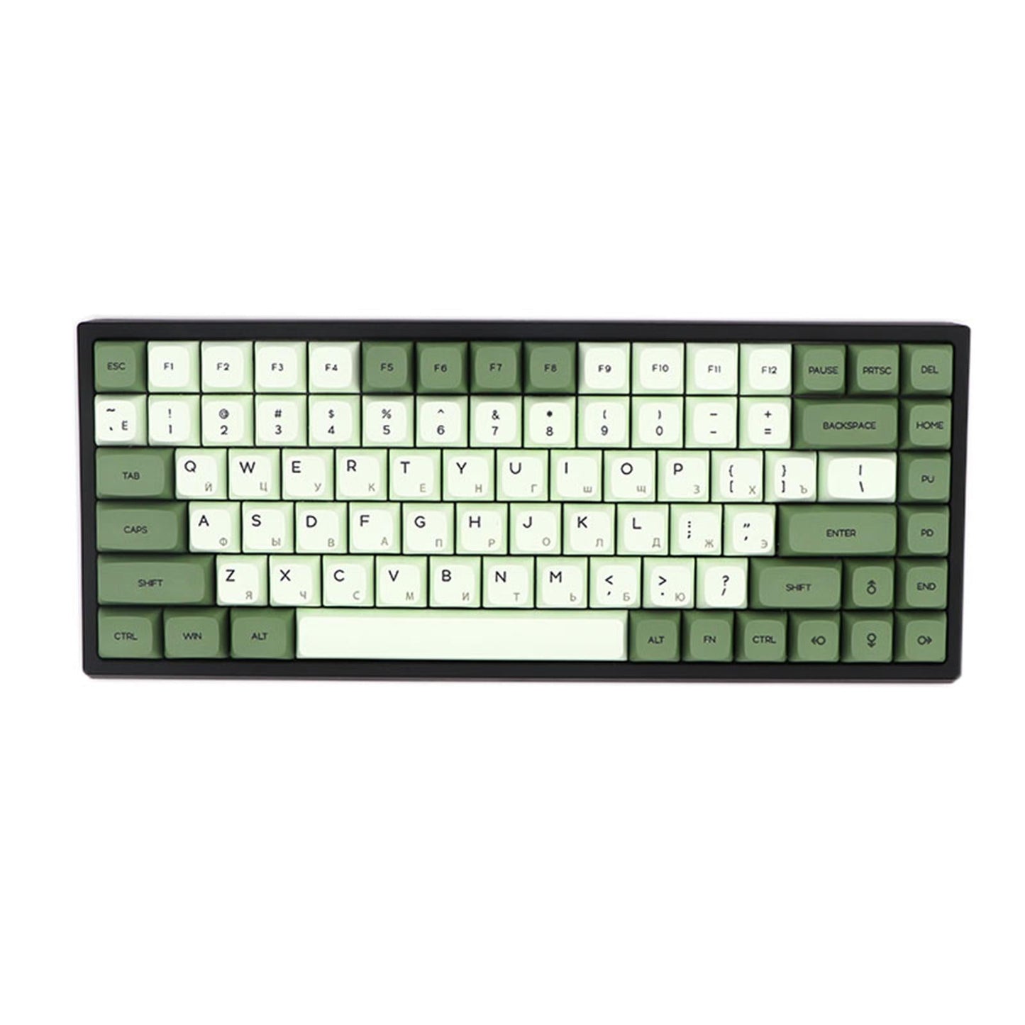 PBT 124 Keys Keycaps Cover for 61 64 72 Mechanical Keyboard Durable Russian