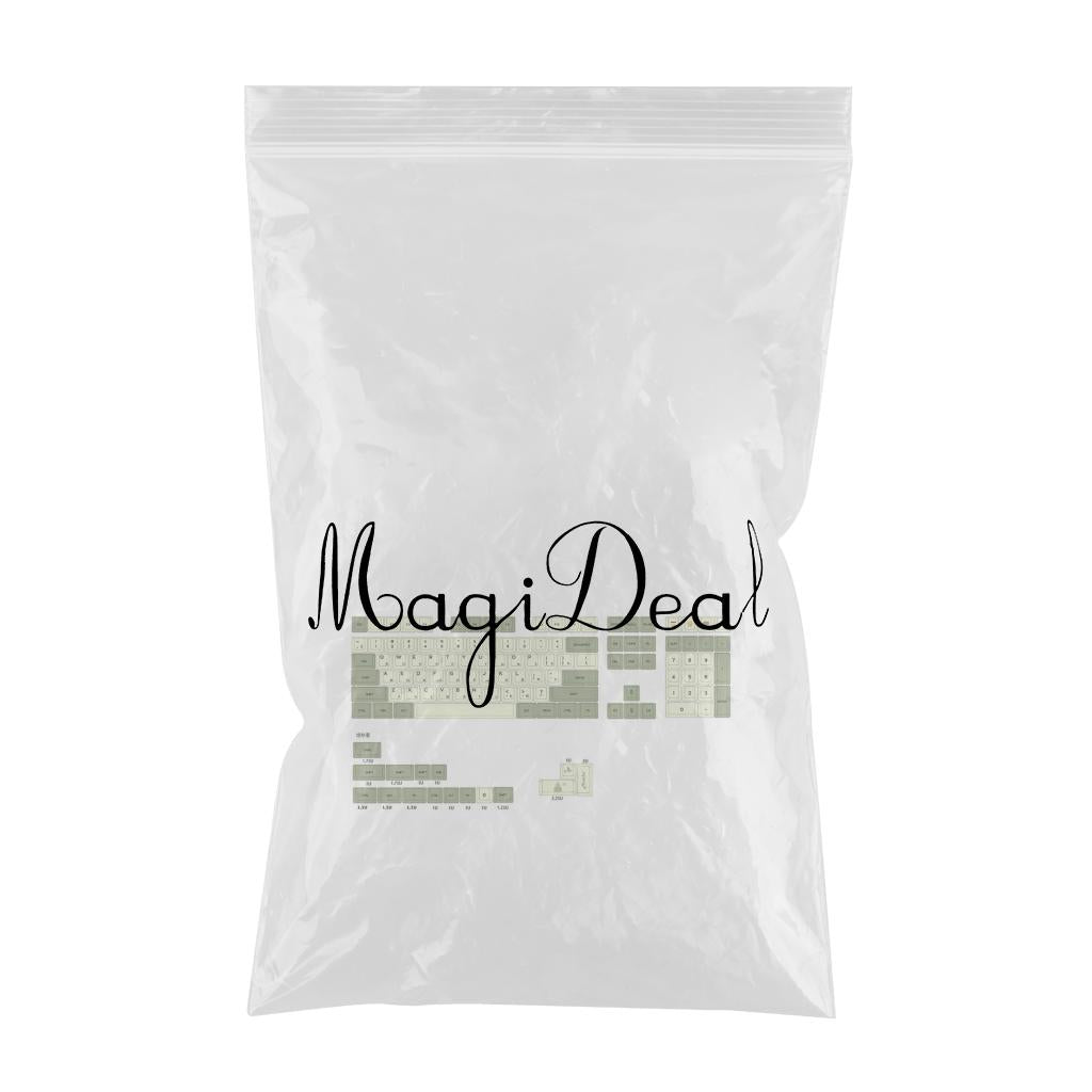 PBT 124 Keys Keycaps Cover for 61 64 72 Mechanical Keyboard Durable Russian