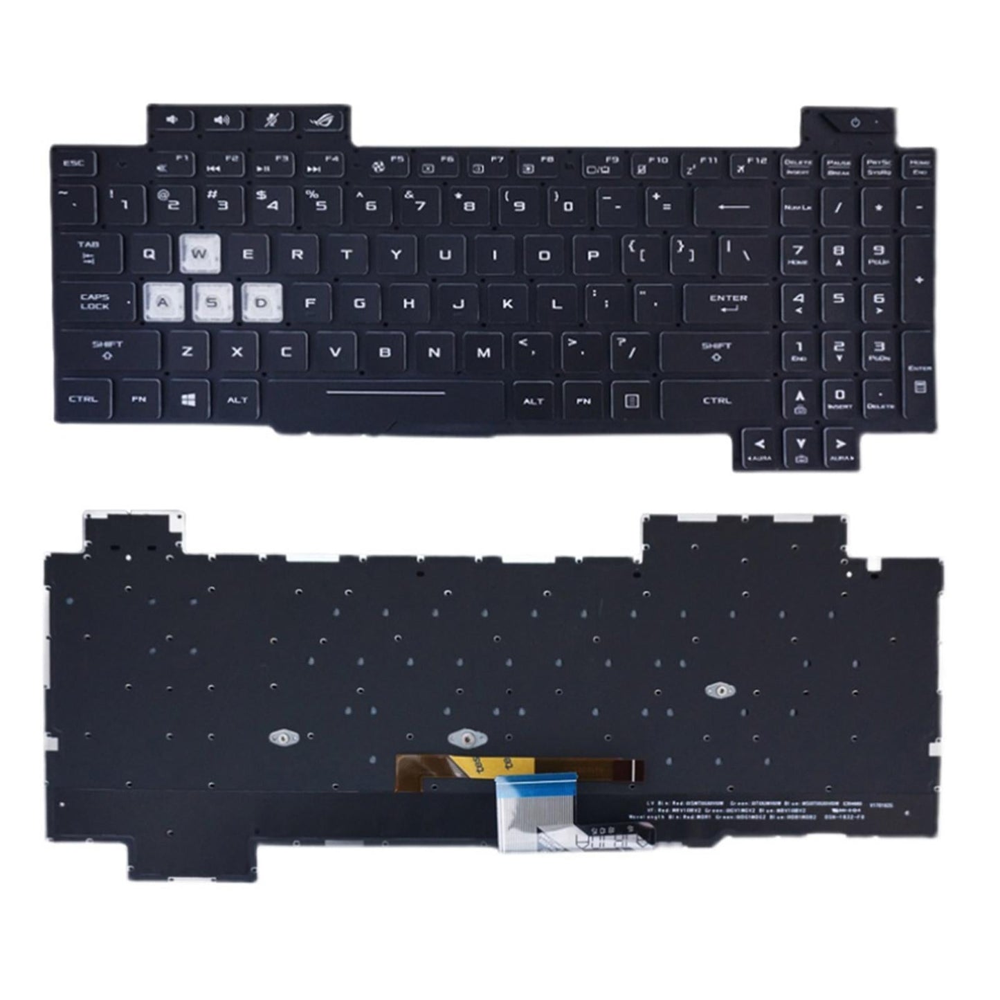 Laptop Keyboard w/ Backlit for ASUS ROG GL704GV GL704GM Office Portable