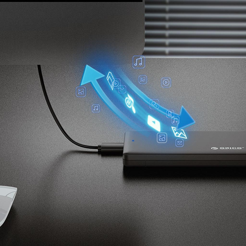 2.5'' STAT Hard Drive Enclosure Case Storage Case USB for Laptop PC