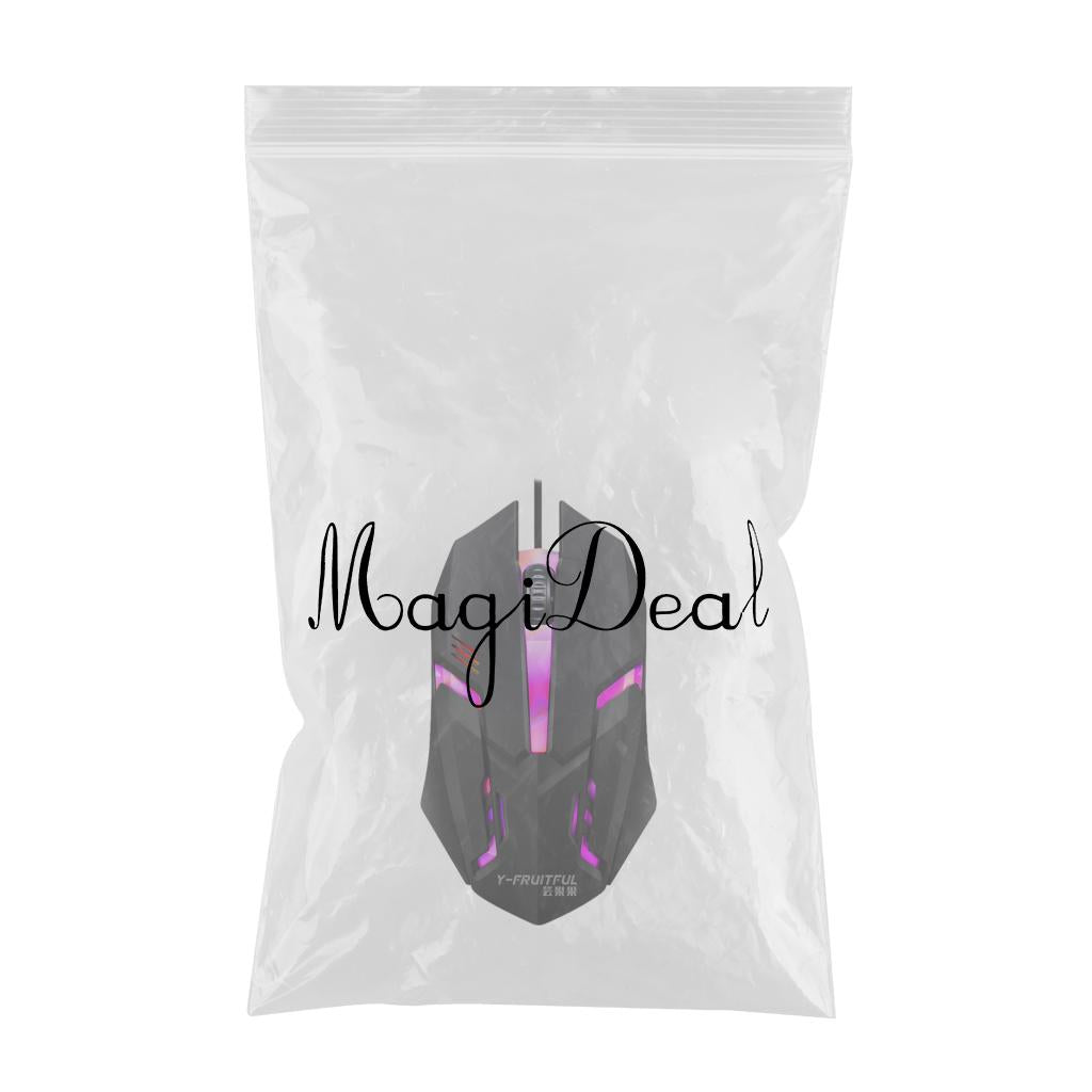 USB Gaming Mouse Mice for Gaming Computer Work Universal Comfortable Black