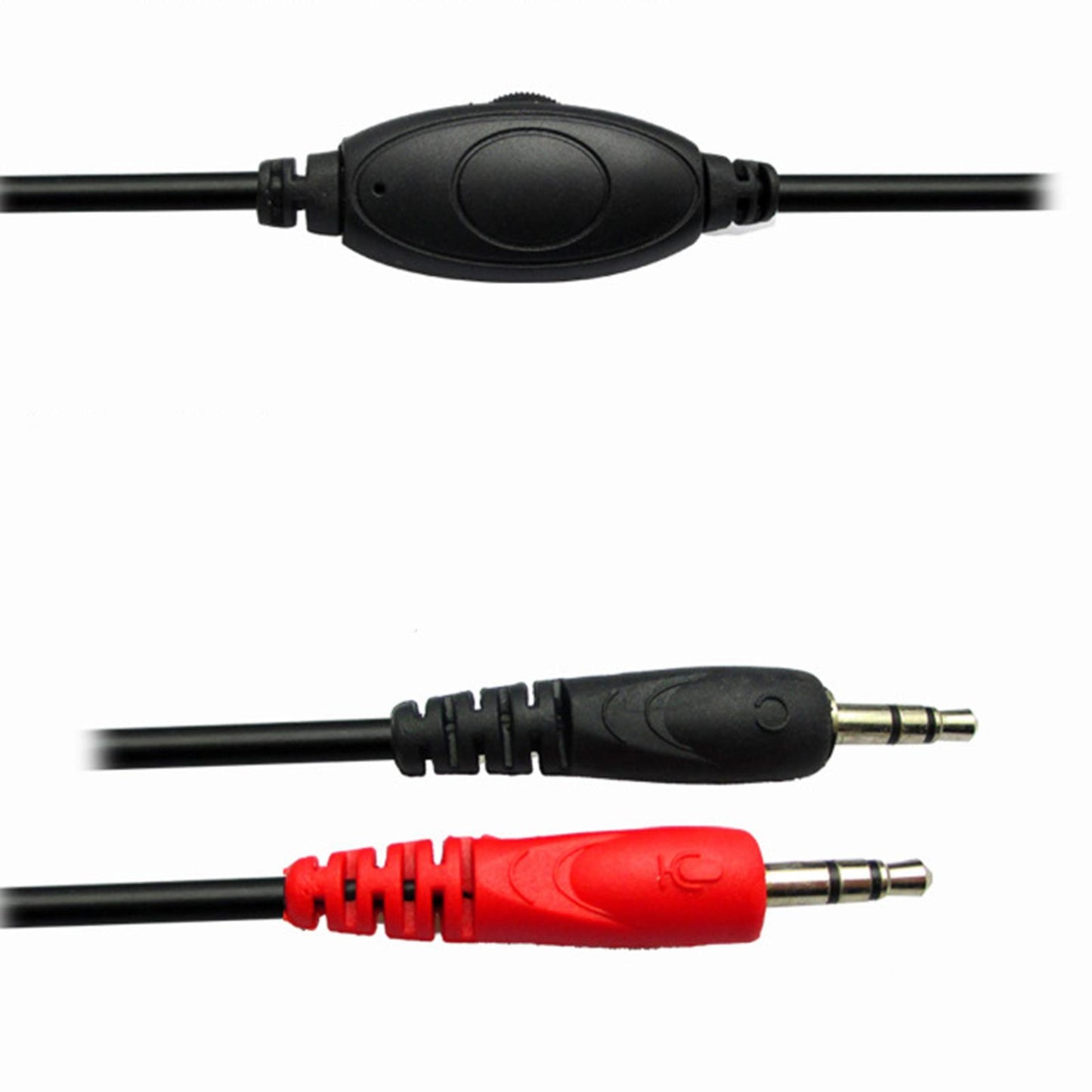 Over-Ear Gaming Headphone with Mic 3.5mm Bass Surround for Laptop Blue