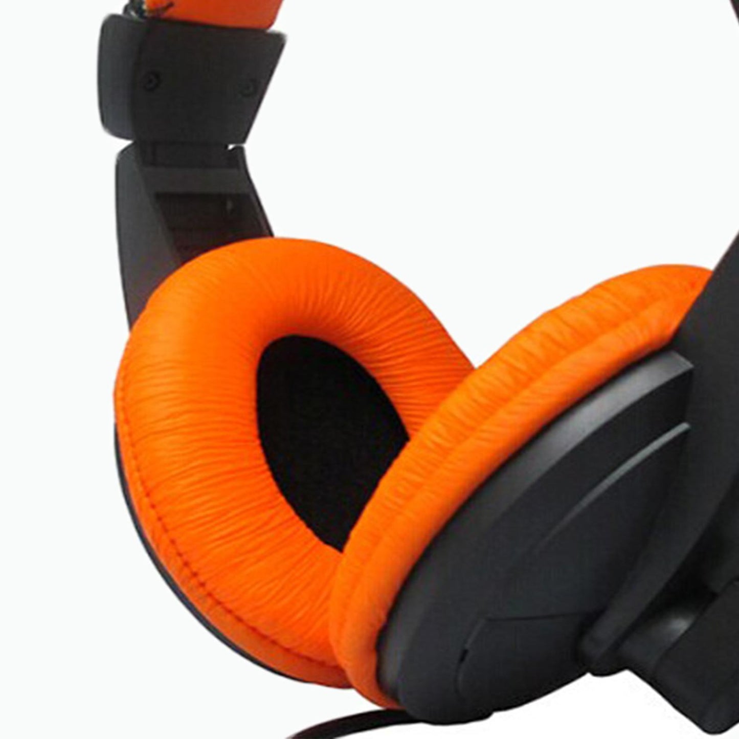 Over-Ear Gaming Headphone with Mic 3.5mm Bass Surround for Laptop Orange