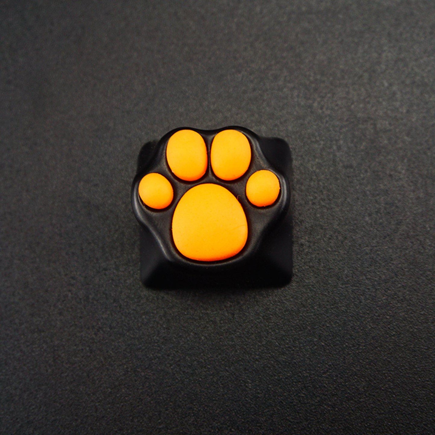 Cat Paw Keycaps Cat Claw Keycap for Keyset Creative Gaming Black Orange