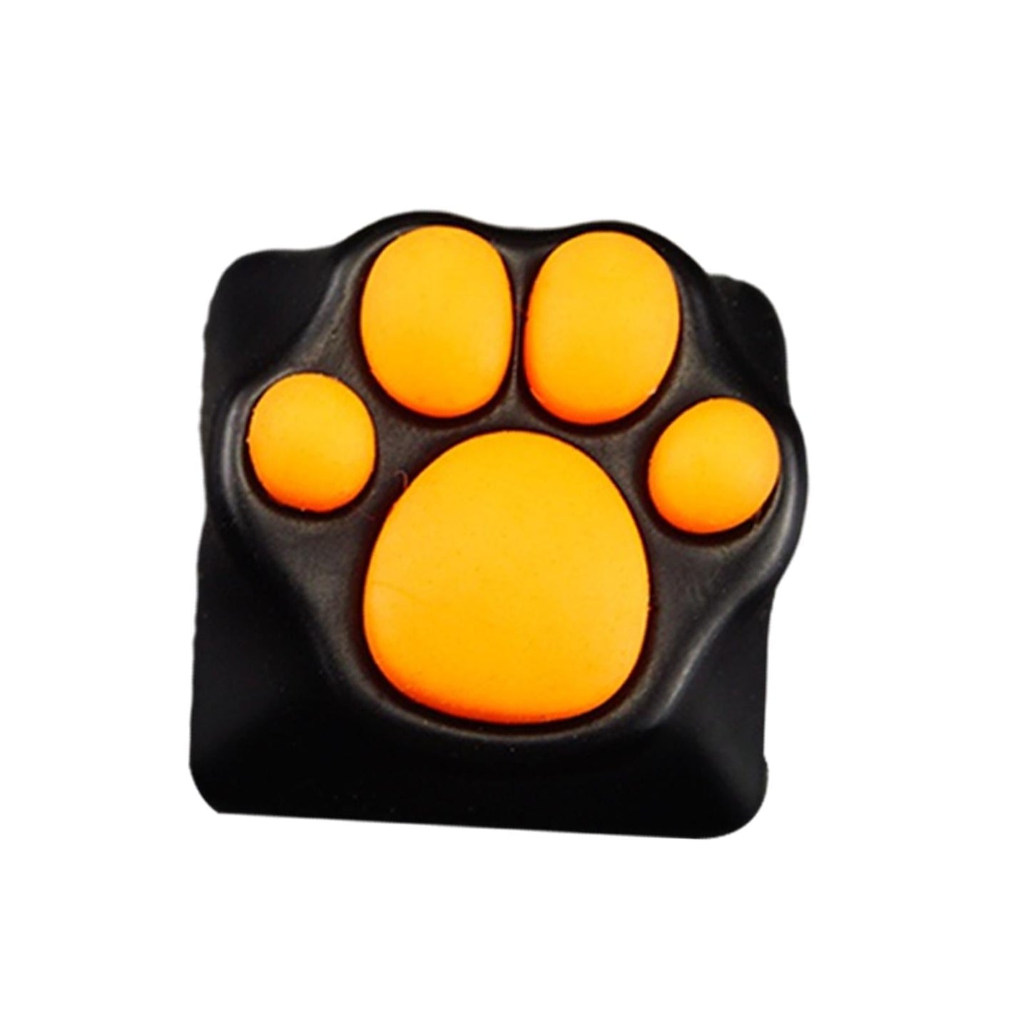 Cat Paw Keycaps Cat Claw Keycap for Keyset Creative Gaming Black Orange