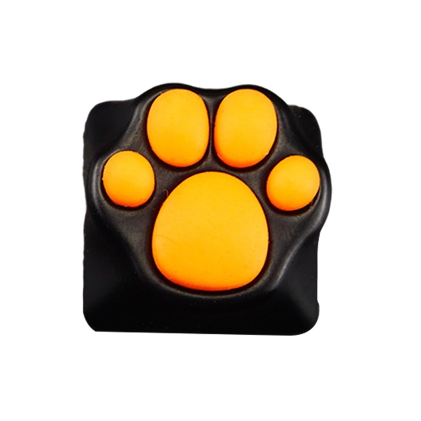 Cat Paw Keycaps Cat Claw Keycap for Keyset Creative Gaming Black Orange