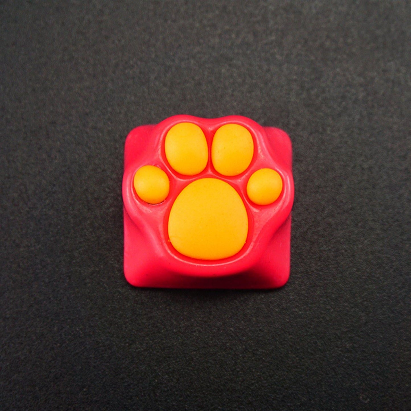 Keycaps Machinery for Keyset Game Players Lovely Pattern Gaming Keyboard Red Orange