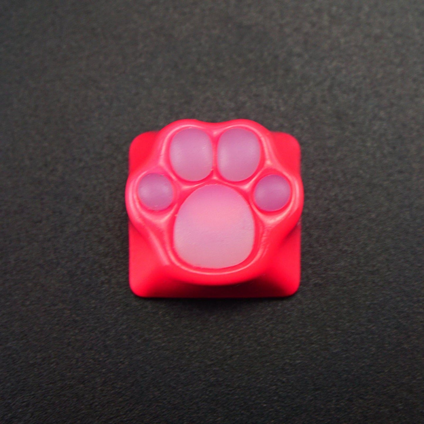 Keycaps Machinery for Keyset Game Players Lovely Pattern Gaming Keyboard Red Clear