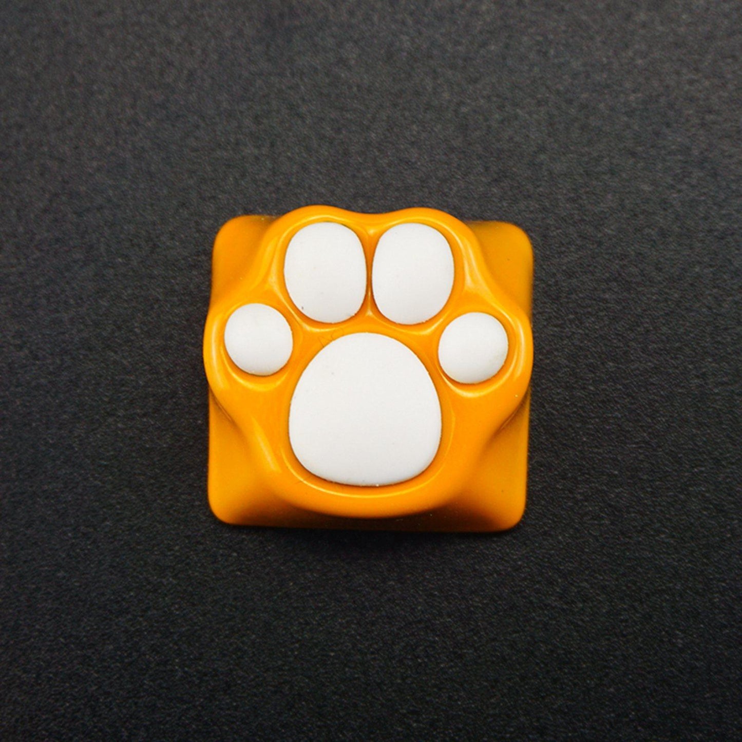 Keycaps Machinery for Keyset Game Players Lovely Pattern Gaming Keyboard Orange White