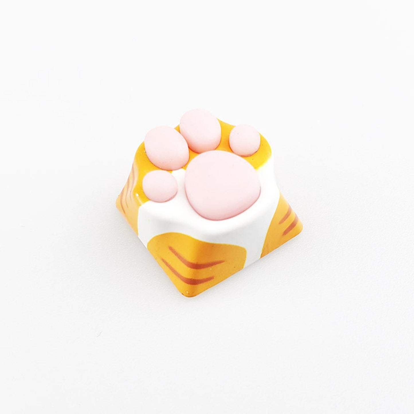 Metal Keycaps for Keyset Keyboard Cute Creative Gaming White Yellow Pink