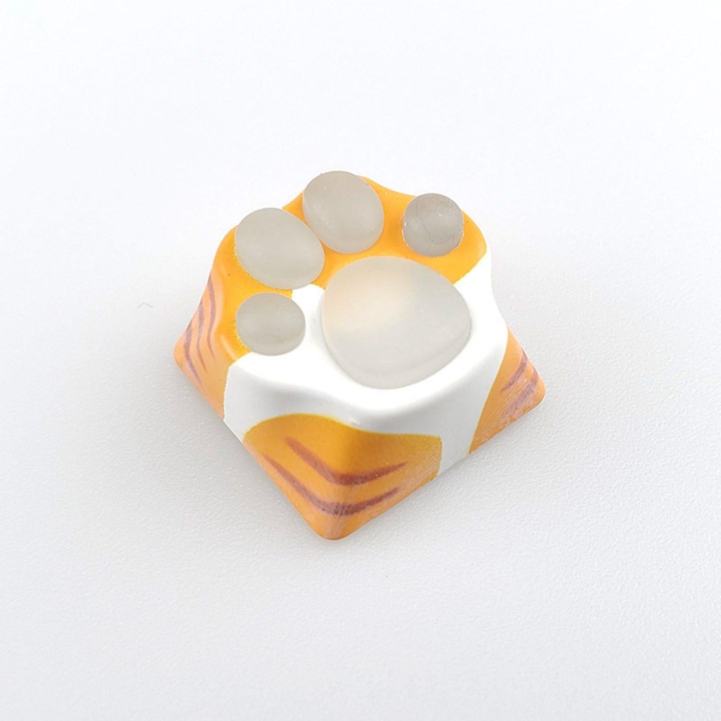 Metal Keycaps for Keyset Keyboard Cute Creative Gaming White Yellow Clear