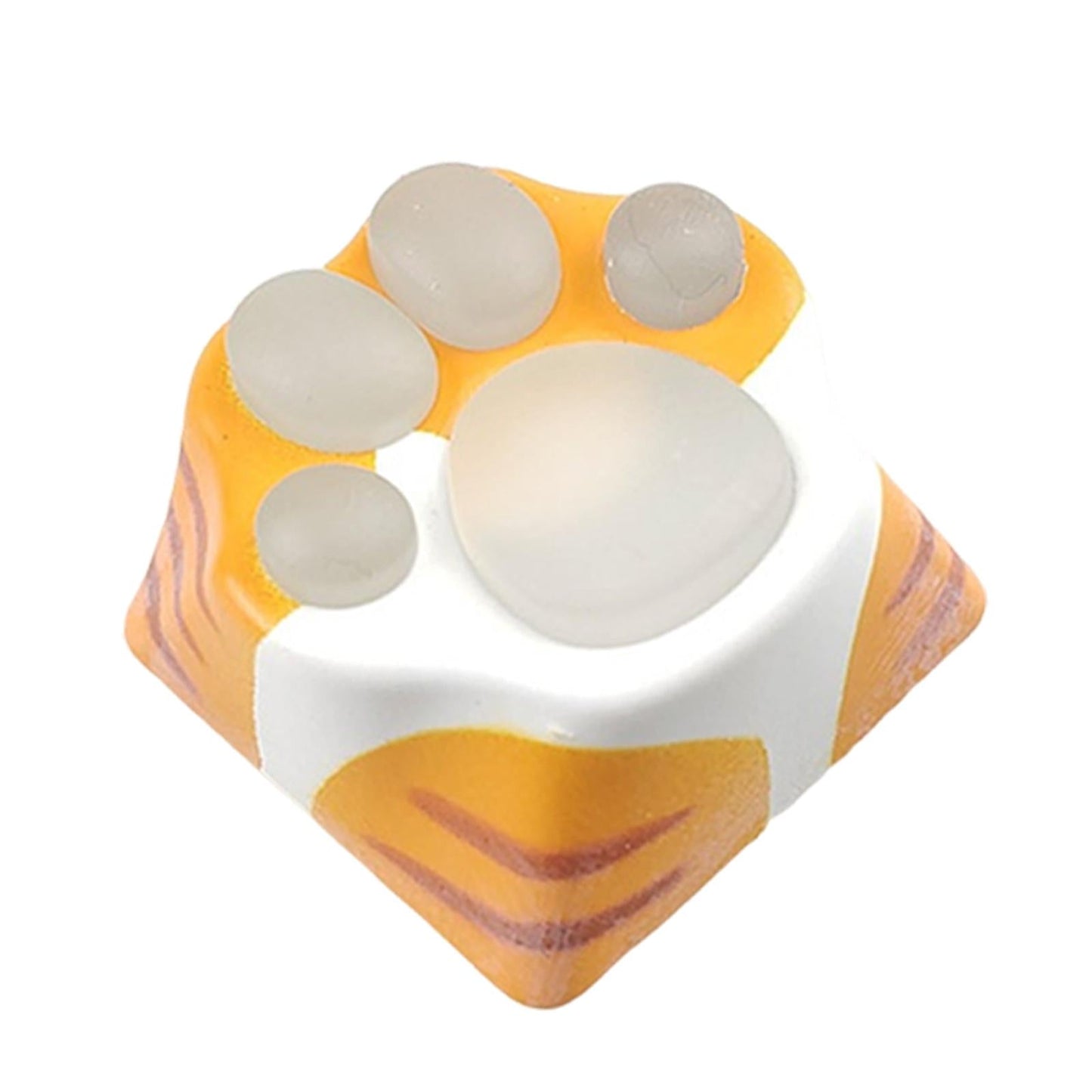 Metal Keycaps for Keyset Keyboard Cute Creative Gaming White Yellow Clear