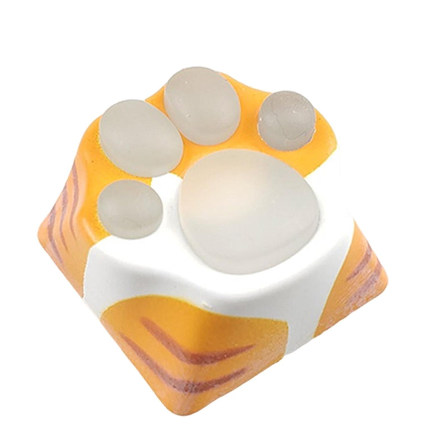 Metal Keycaps for Keyset Keyboard Cute Creative Gaming White Yellow Clear