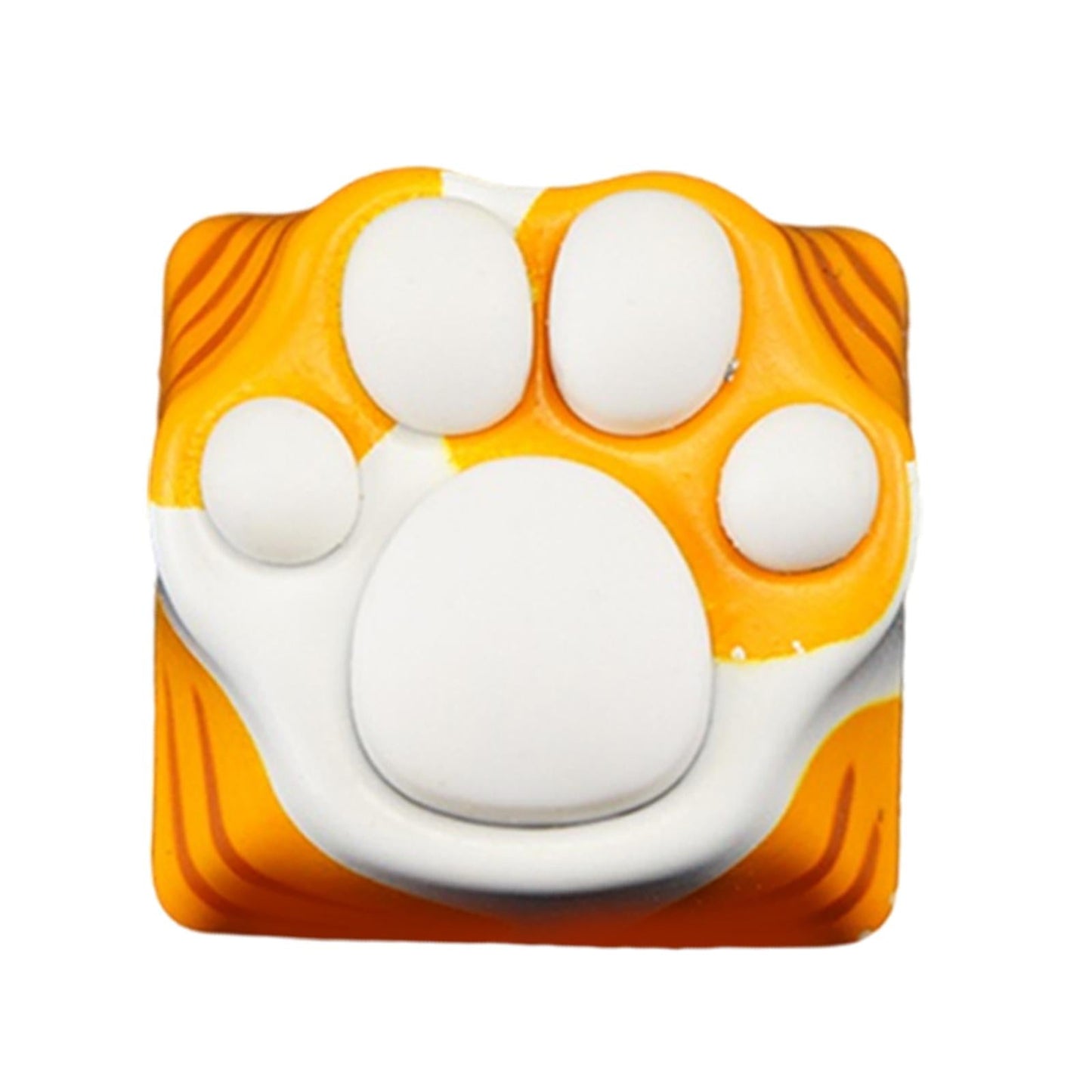 Metal Keycaps for Keyset Keyboard Cute Creative Gaming White Yellow White