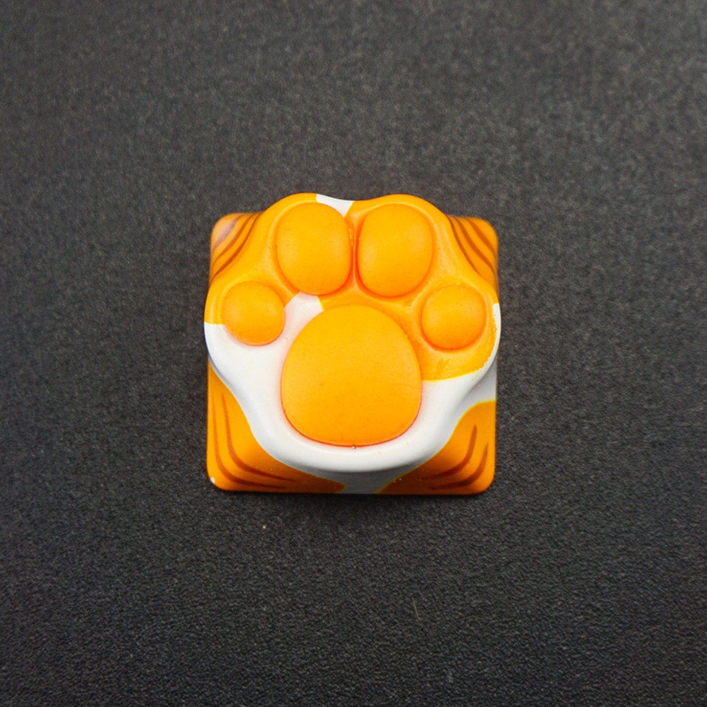 Metal Keycaps for Keyset Keyboard Cute Creative Gaming White Yellow Orange