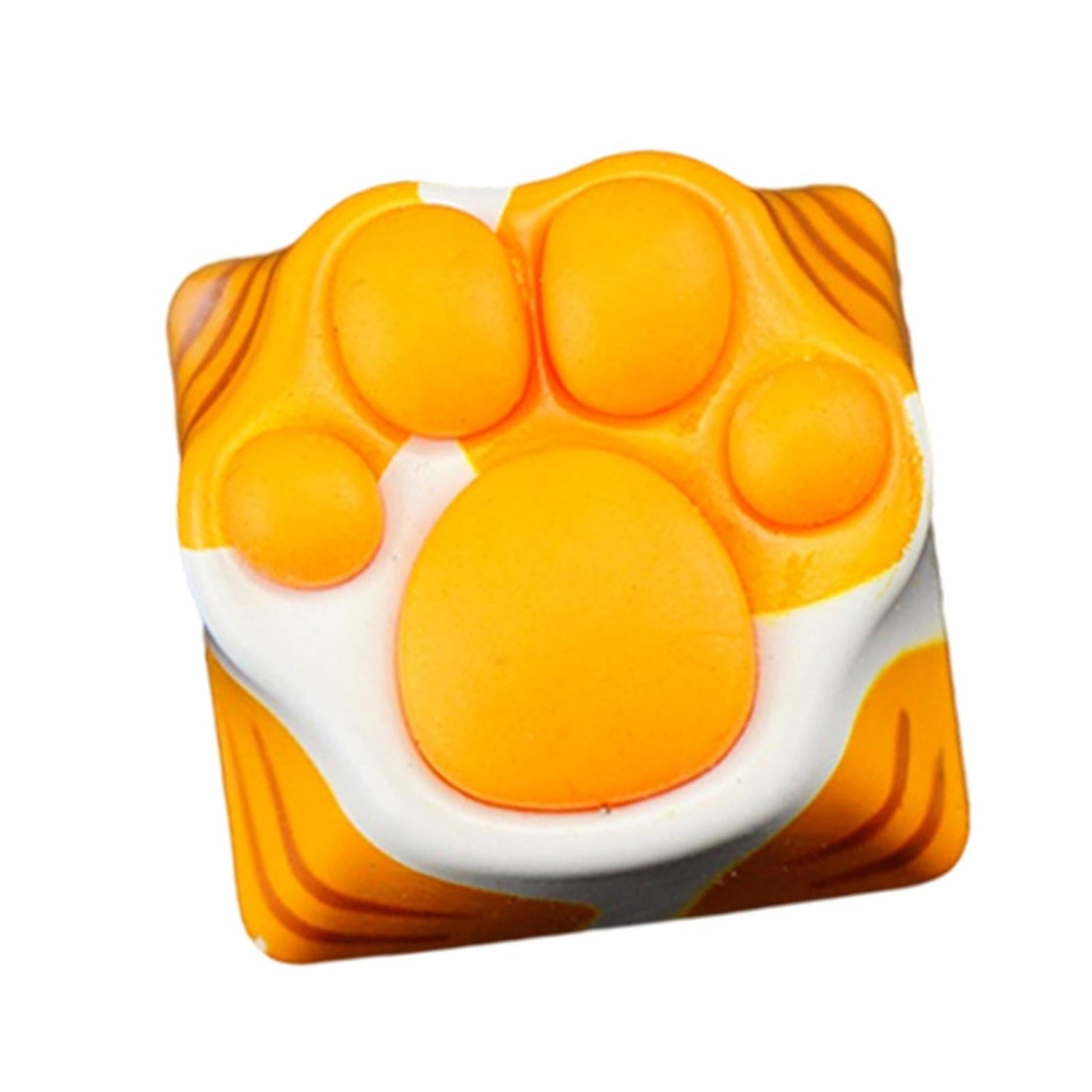 Metal Keycaps for Keyset Keyboard Cute Creative Gaming White Yellow Orange