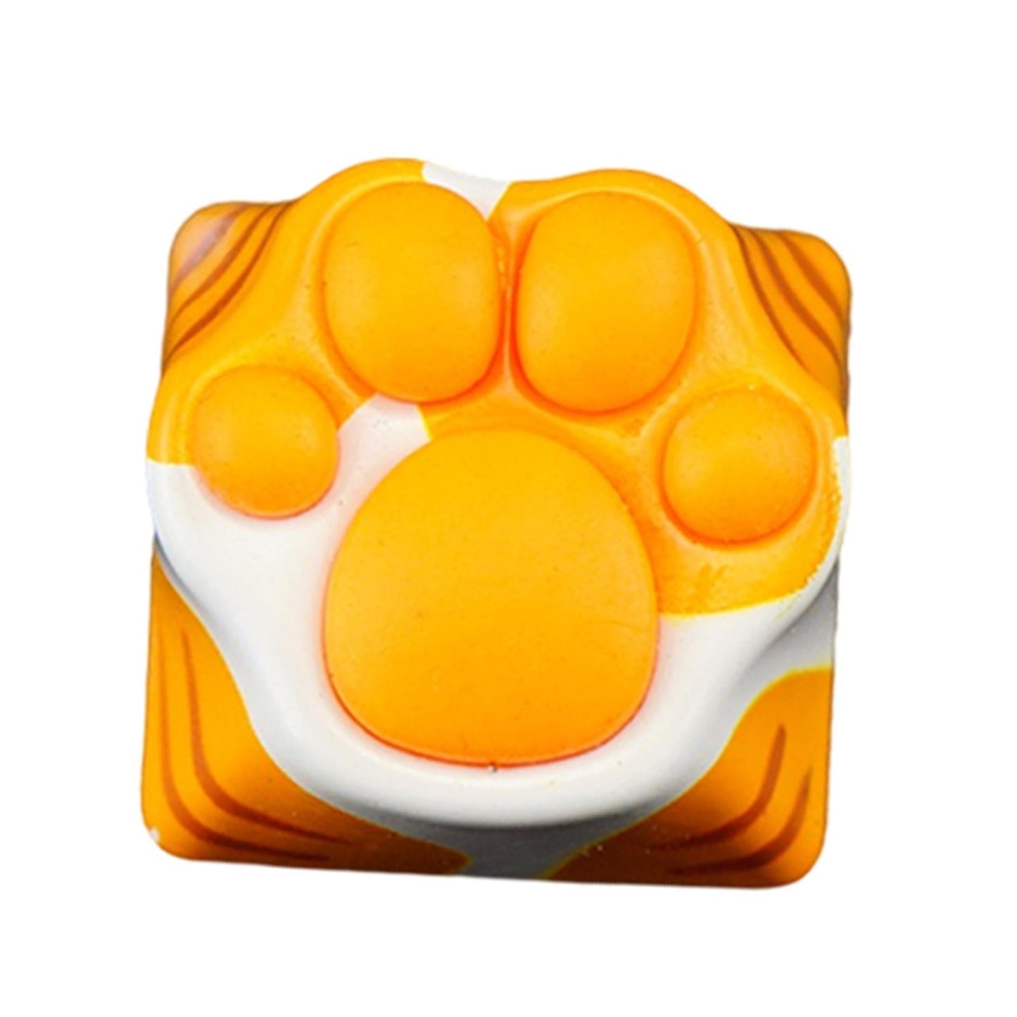 Metal Keycaps for Keyset Keyboard Cute Creative Gaming White Yellow Orange