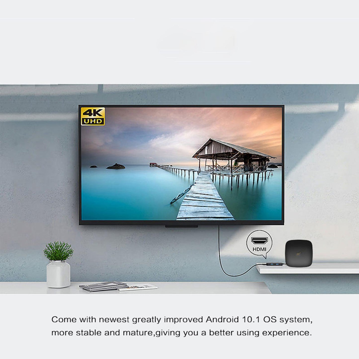 Smart D9 TV Media Player 2.4G 5G WIFI 905 Core HD TV receiver 16GB 256GB EU