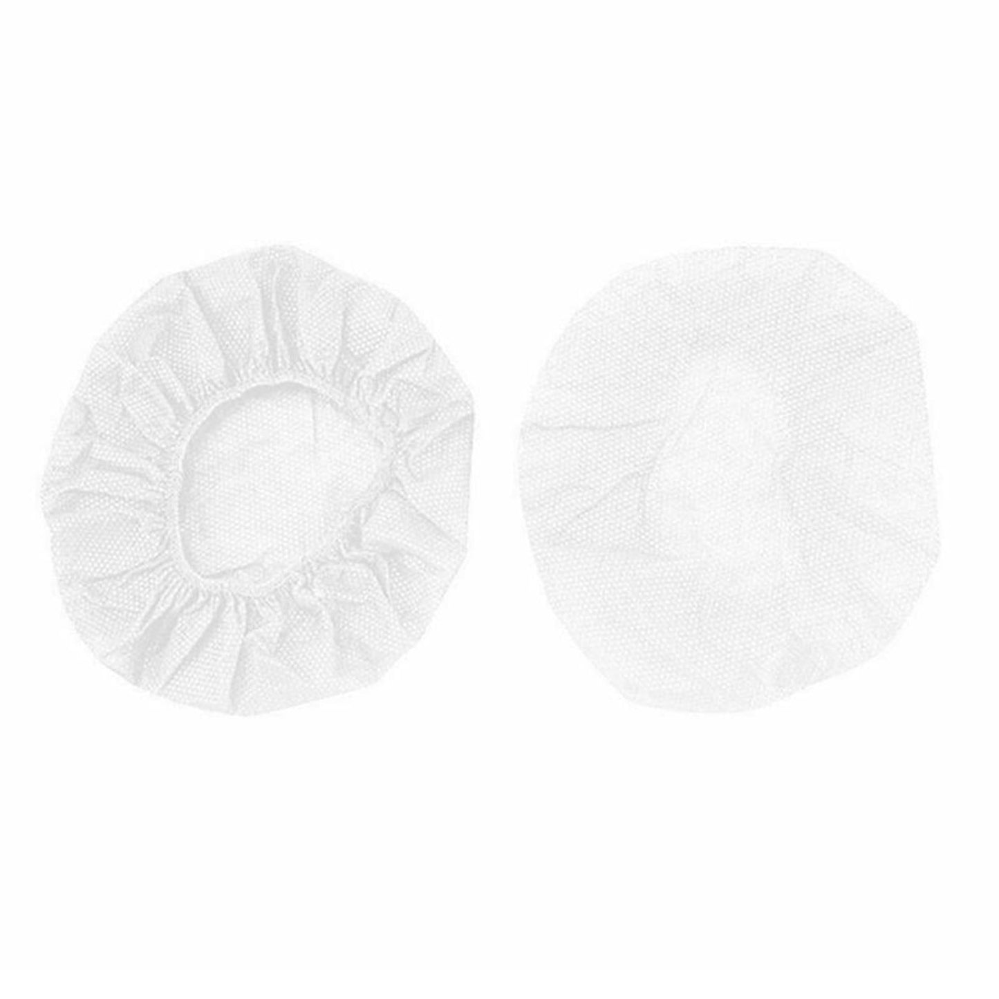 200pcs Headphone Headset Cotton Ear Pads Cover Cushion Dustproof 80-125mm White S