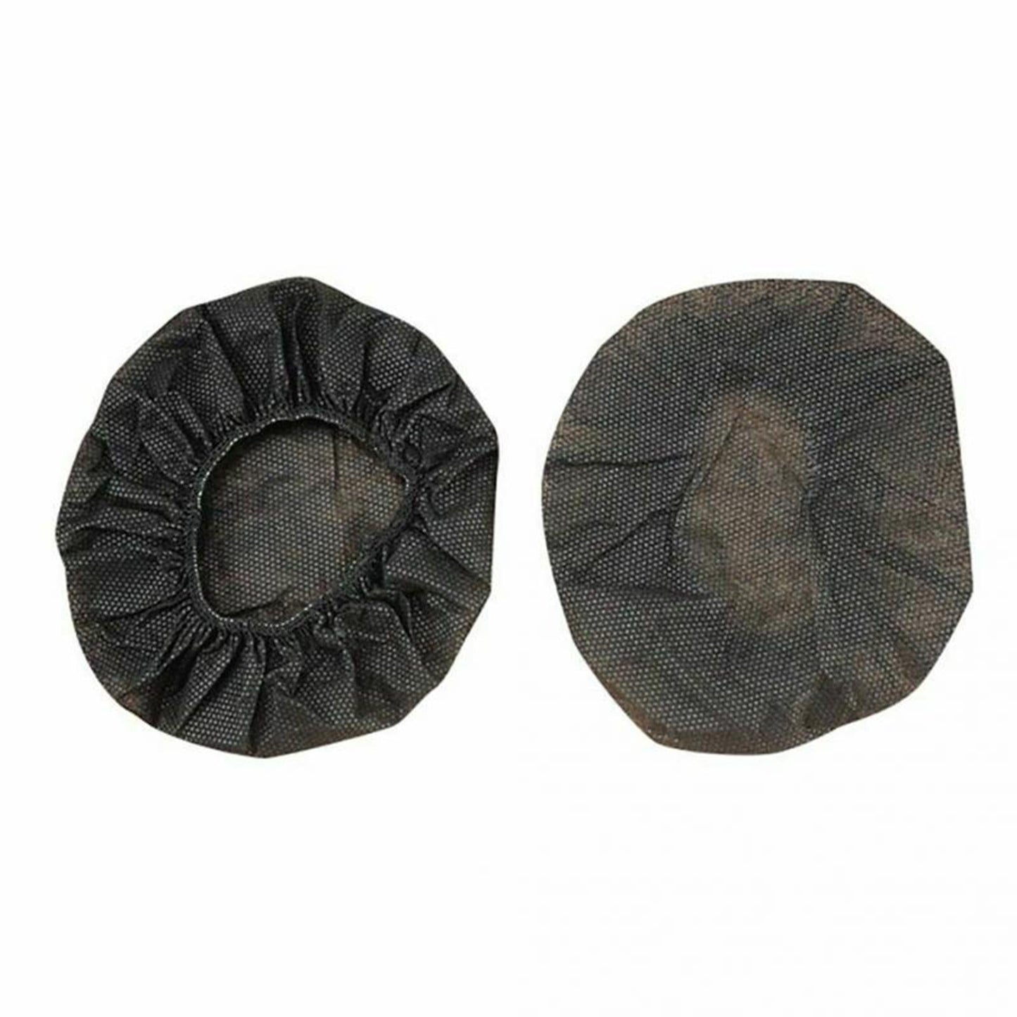 200pcs Headphone Headset Cotton Ear Pads Cover Cushion Dustproof 80-125mm Black M