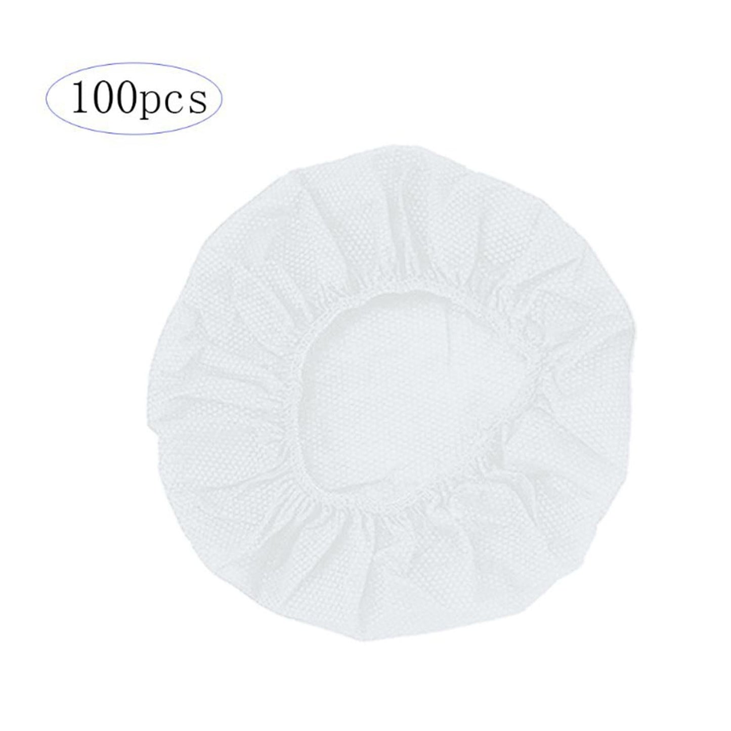 200pcs Headphone Headset Cotton Ear Pads Cover Cushion Dustproof 80-125mm White L