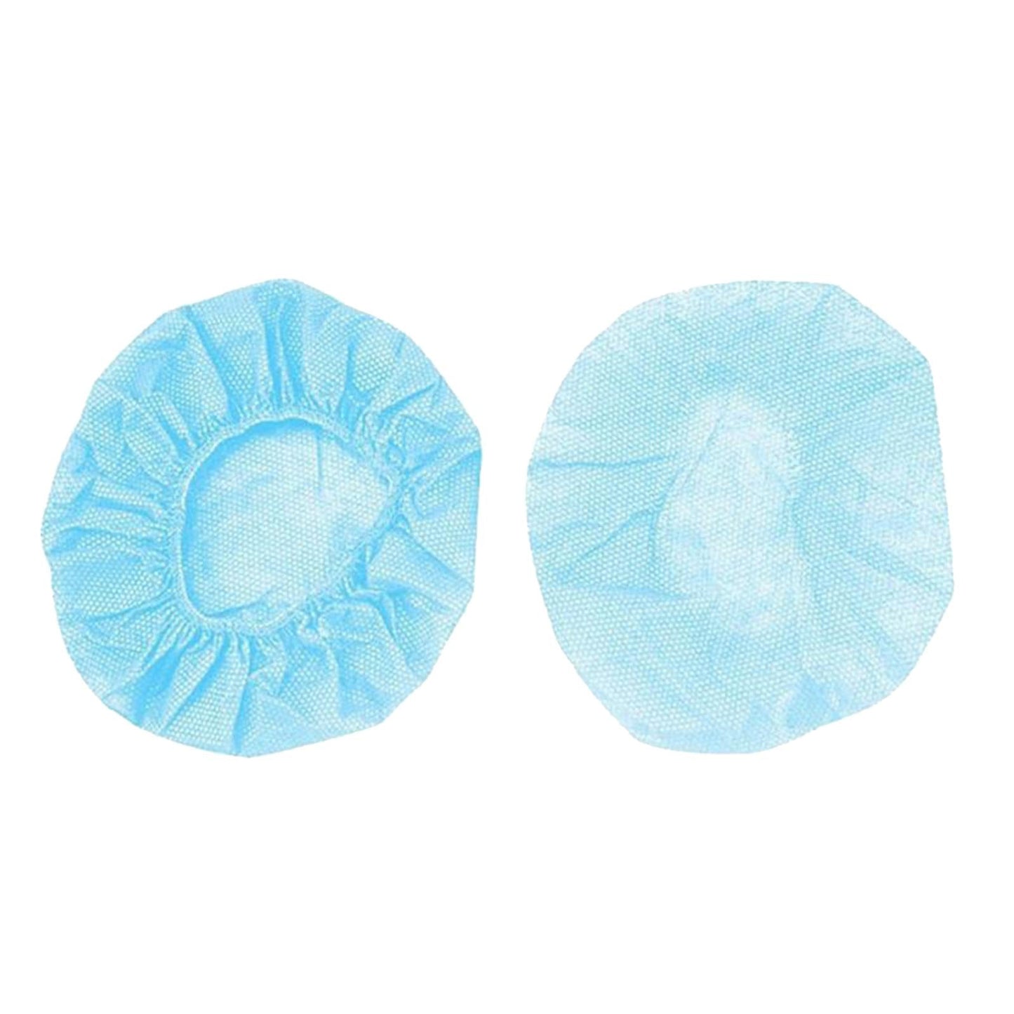 200pcs Headphone Headset Cotton Ear Pads Cover Cushion Dustproof 80-125mm Blue L