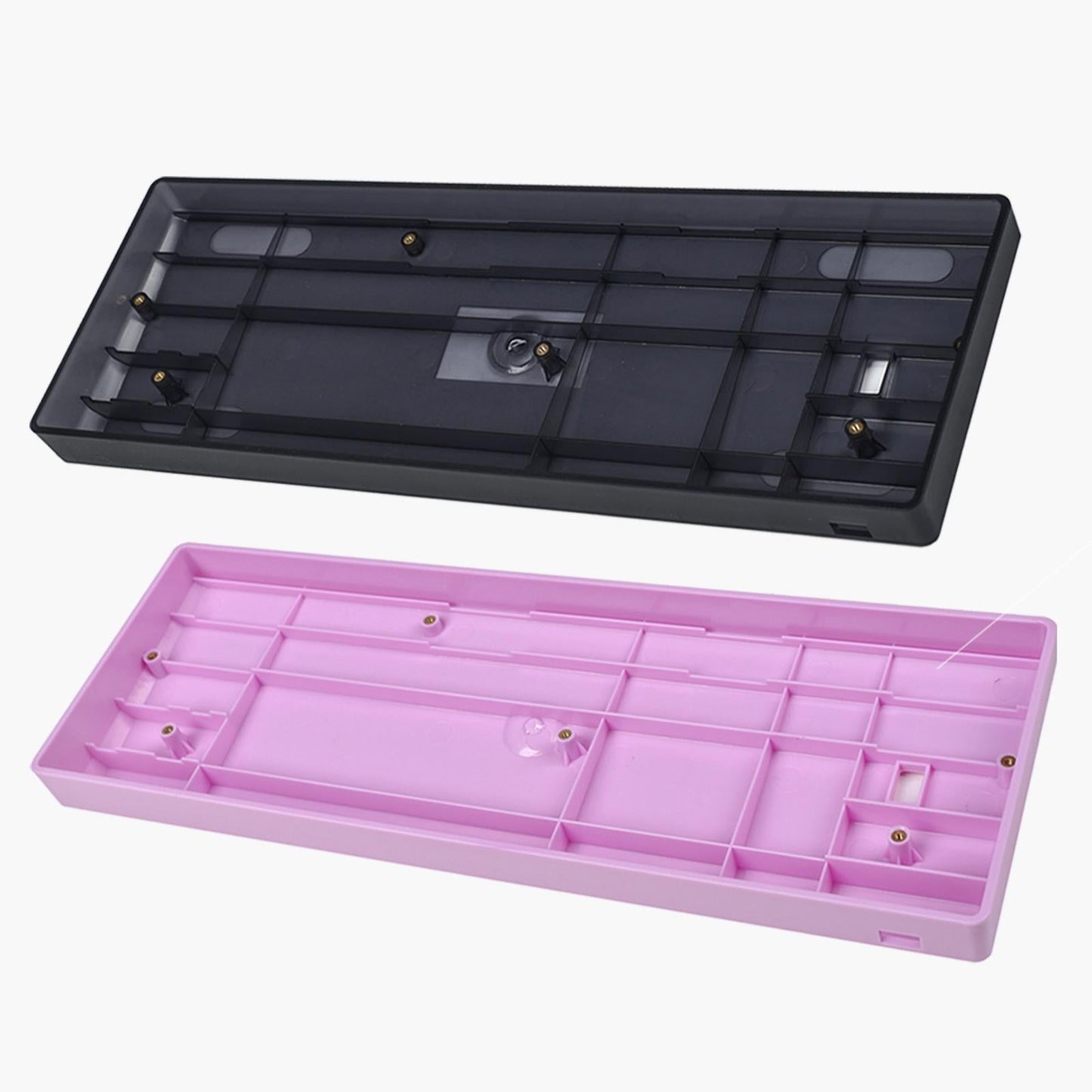 GH60 Mini Plastic Case Shell DIY for POKER 2 60% Mechanical Keyboard Pink