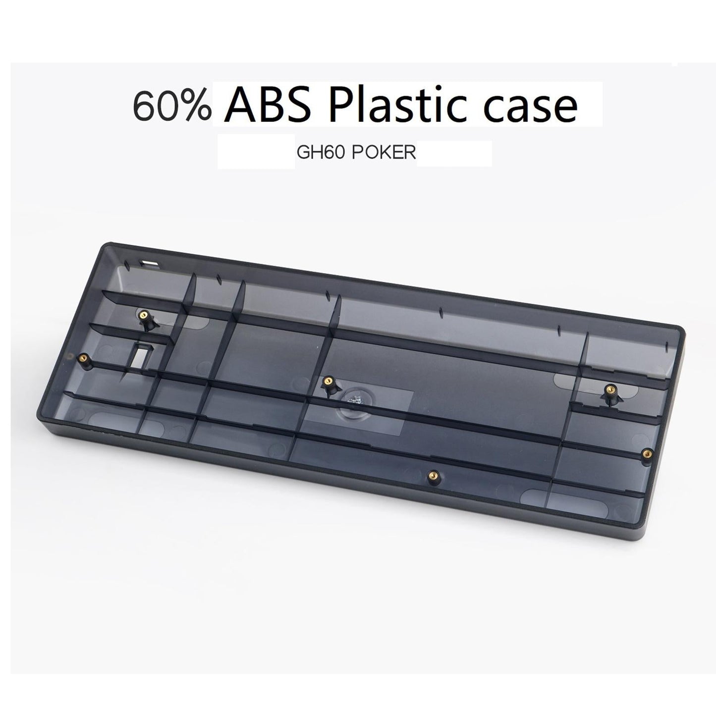 GH60 Mini Plastic Case Shell DIY for POKER 2 60% Mechanical Keyboard Black