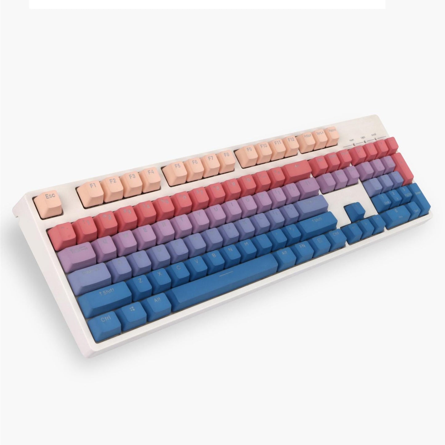 104-Key Gaming Mechanical Keyboard Keycaps Anti-Slip Home Office Supplies