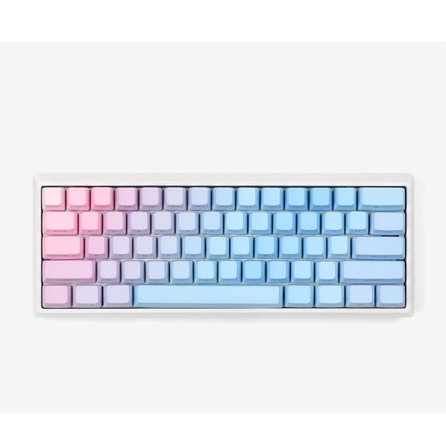 104 Keys PBT Sunset Gradient Backlit Keycaps OEM Profile DIY Accessories