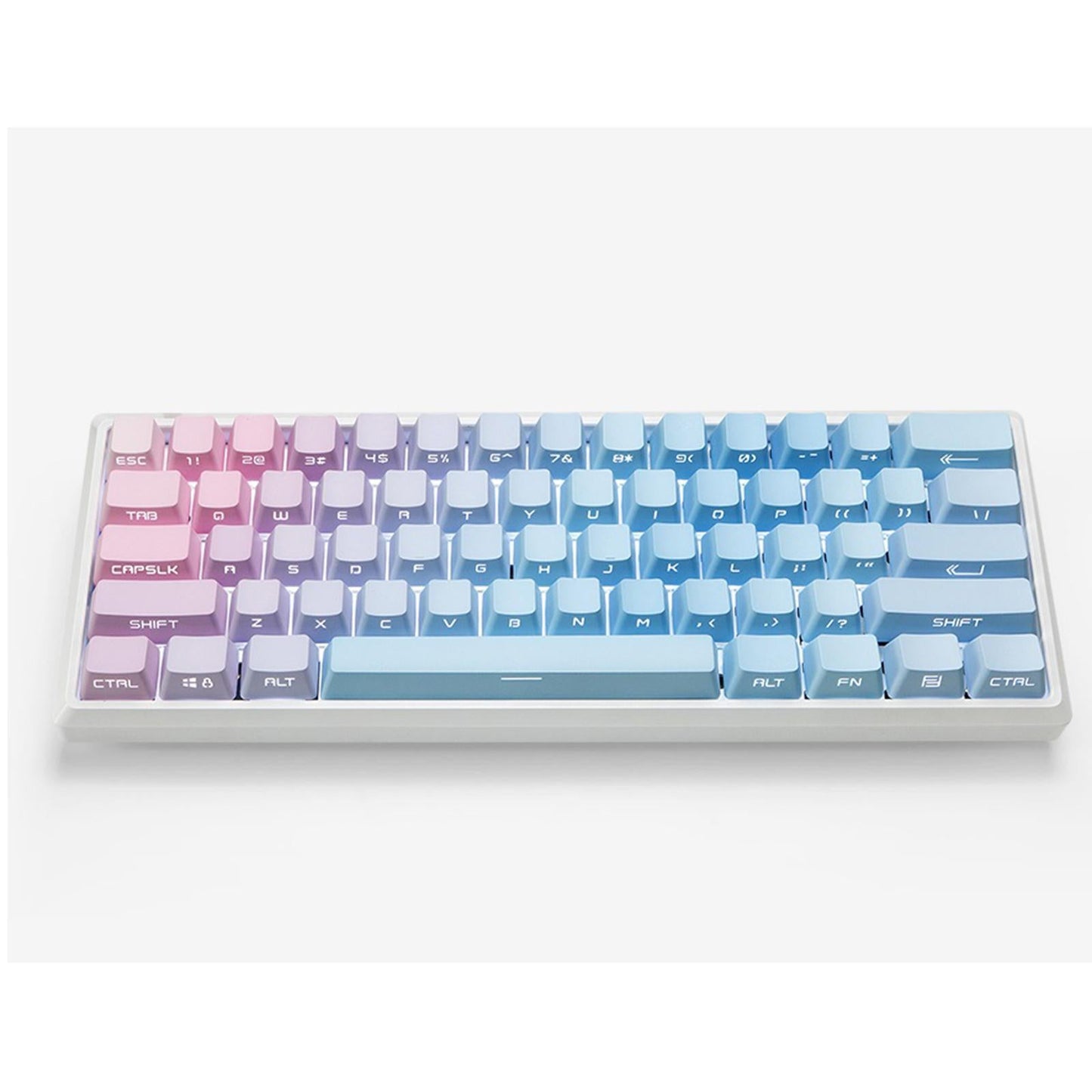 104 Keys PBT Sunset Gradient Backlit Keycaps OEM Profile DIY Accessories
