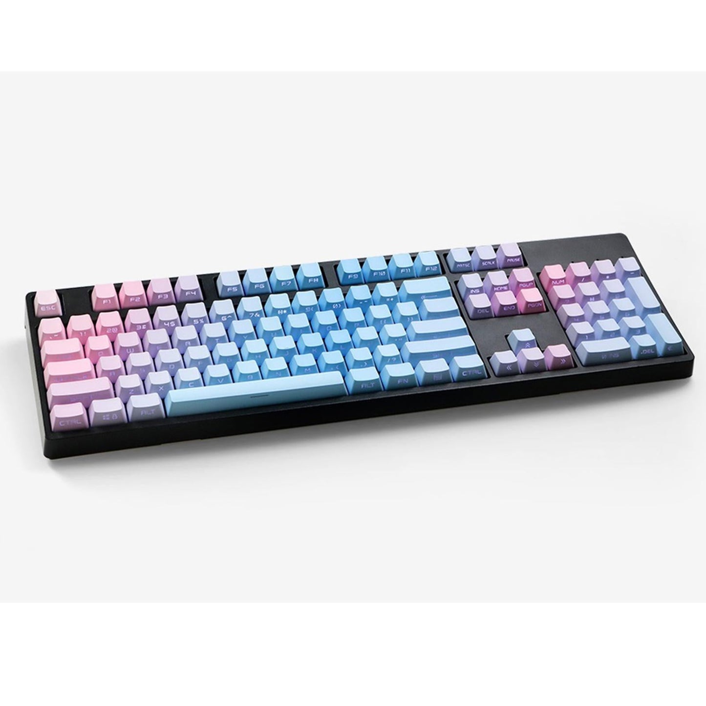 104 Keys PBT Sunset Gradient Backlit Keycaps OEM Profile DIY Accessories