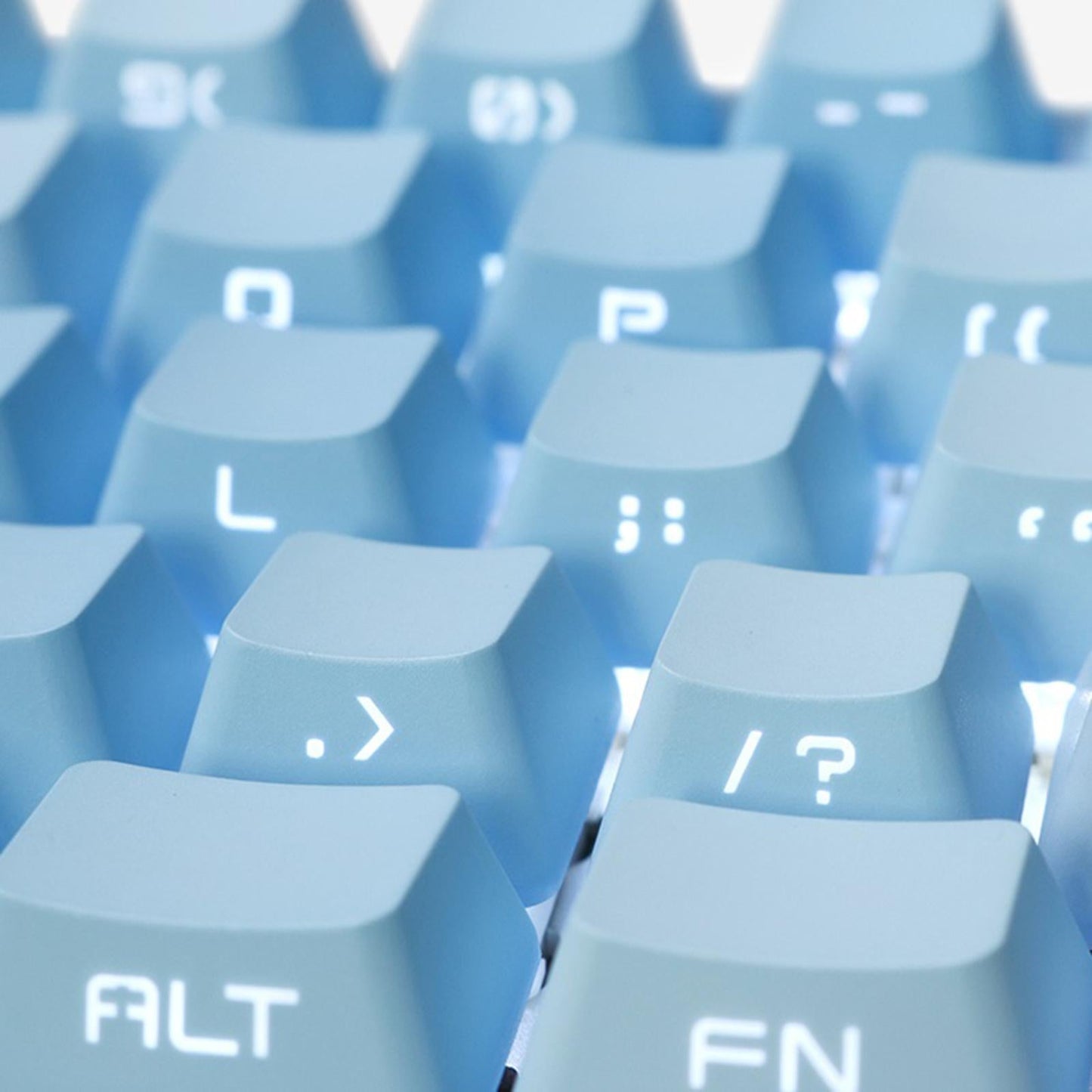 104 Keys PBT Sunset Gradient Backlit Keycaps OEM Profile DIY Accessories