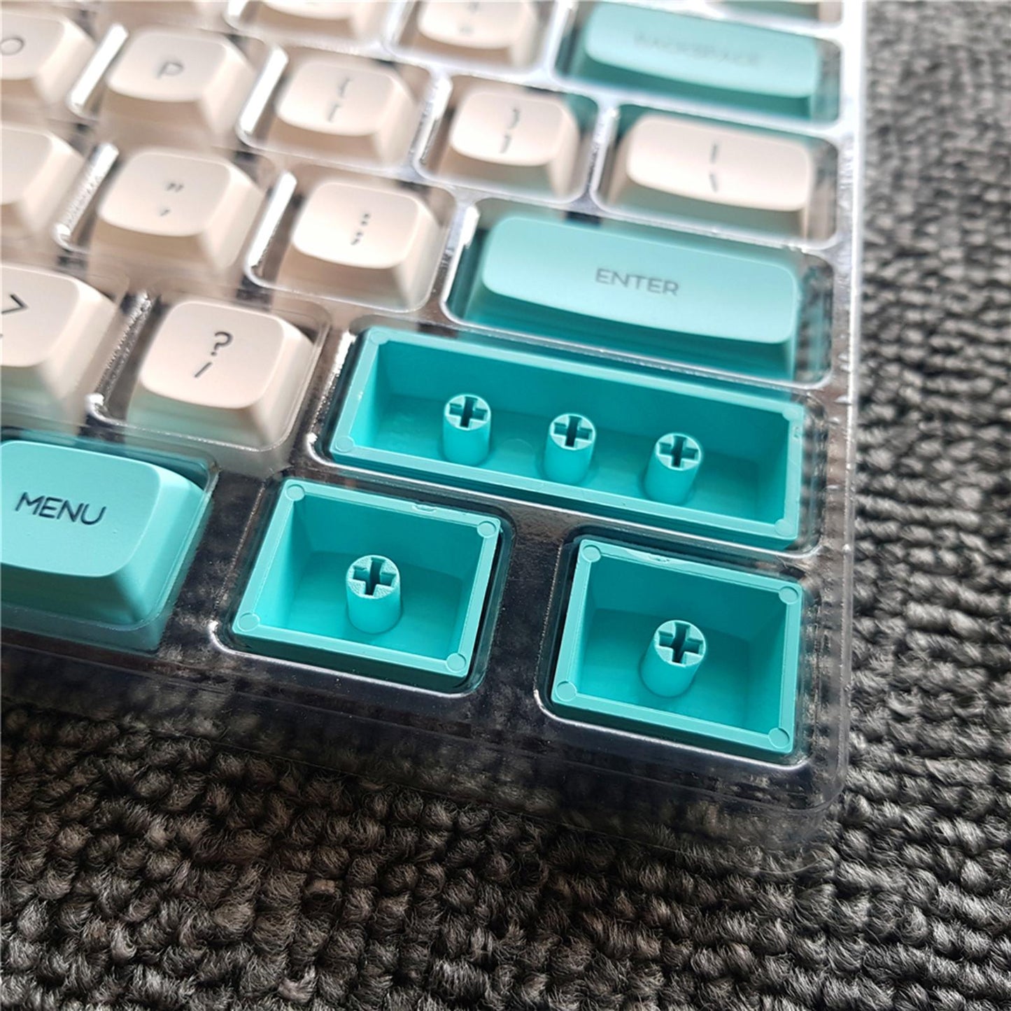 129-Key PC Gaming Mechanical Keyboard Keycaps PBT Keycaps Office Supplies