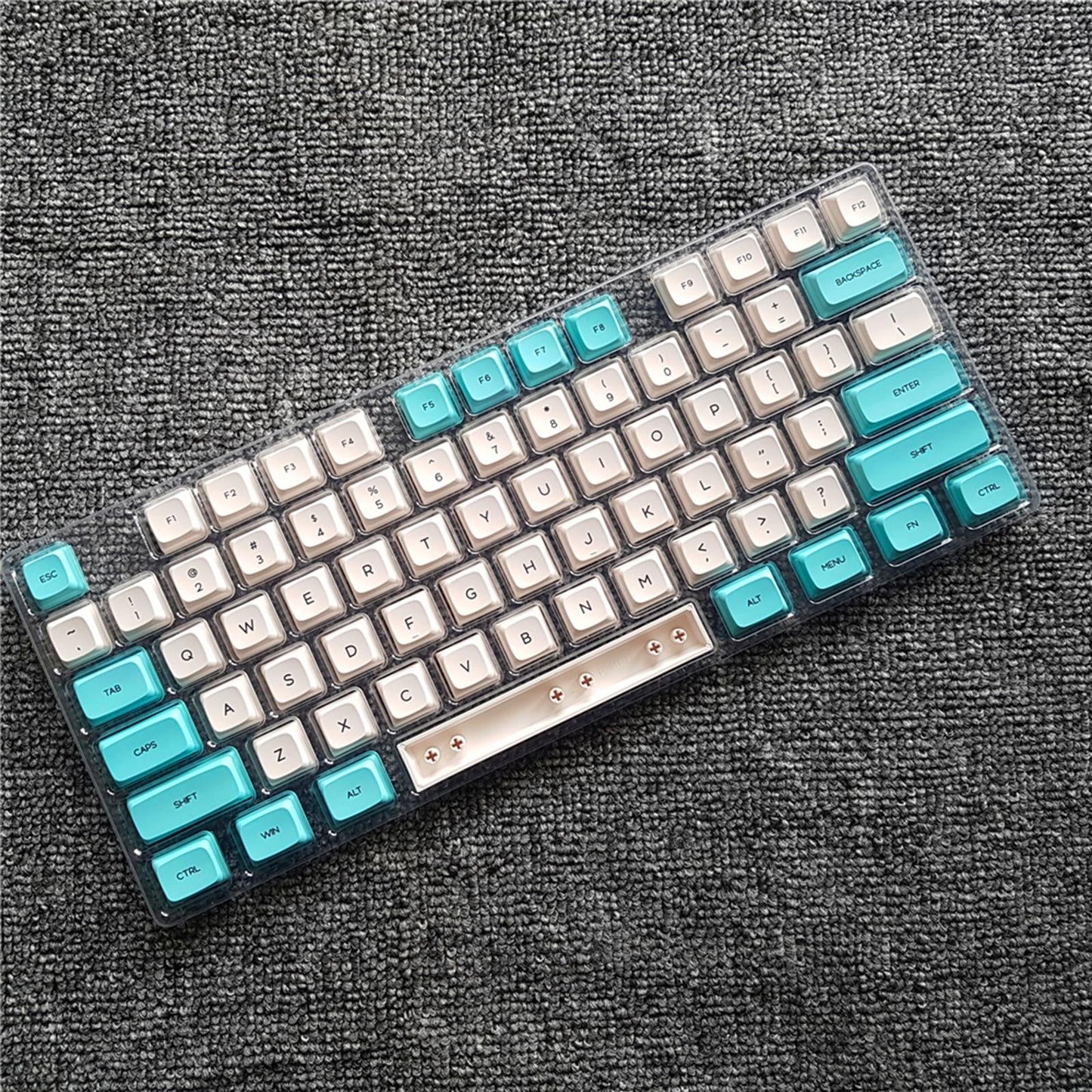 129-Key PC Gaming Mechanical Keyboard Keycaps PBT Keycaps Office Supplies