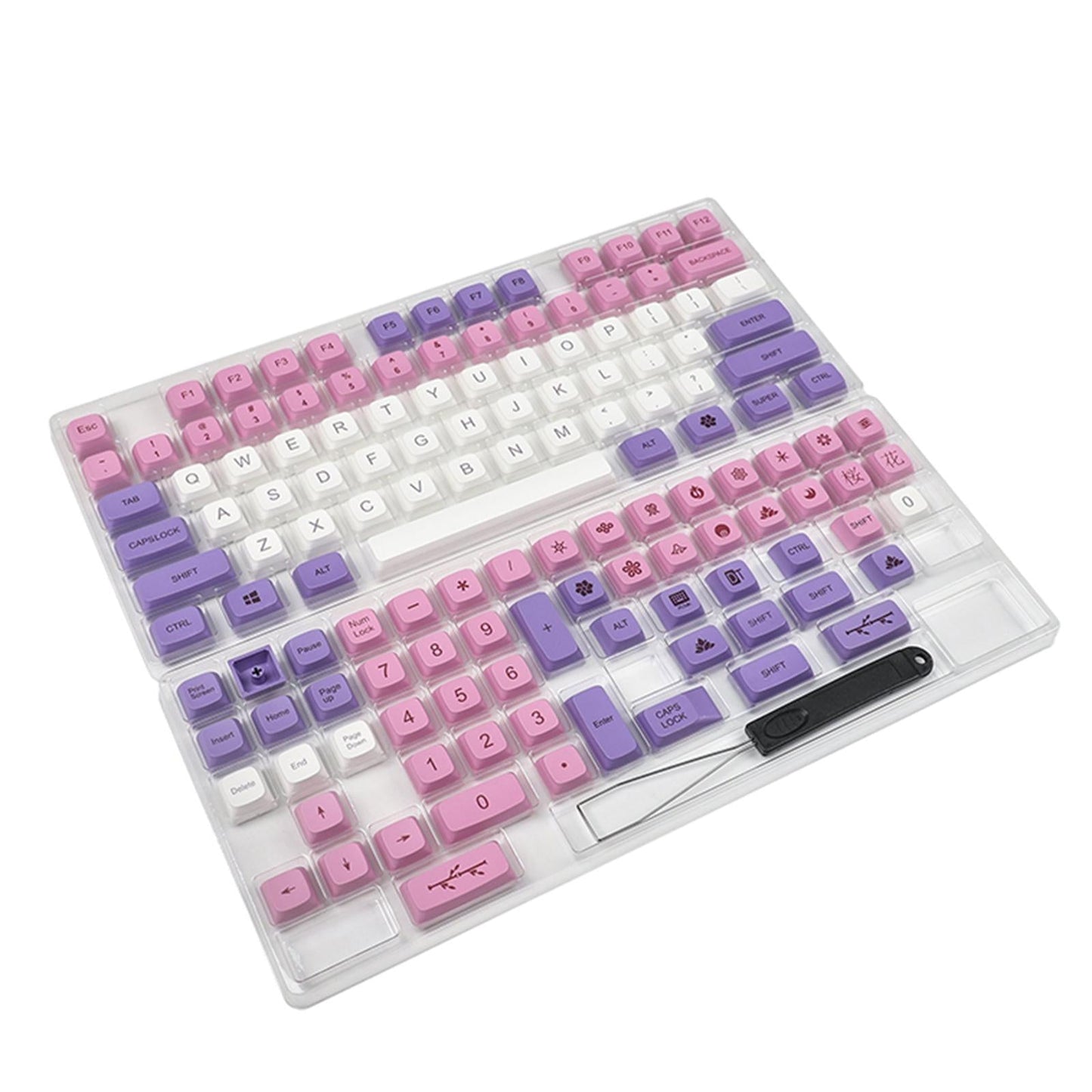 PBT 137 Keys XDA Profile Keycaps Kit for Cherry MX Comfortable