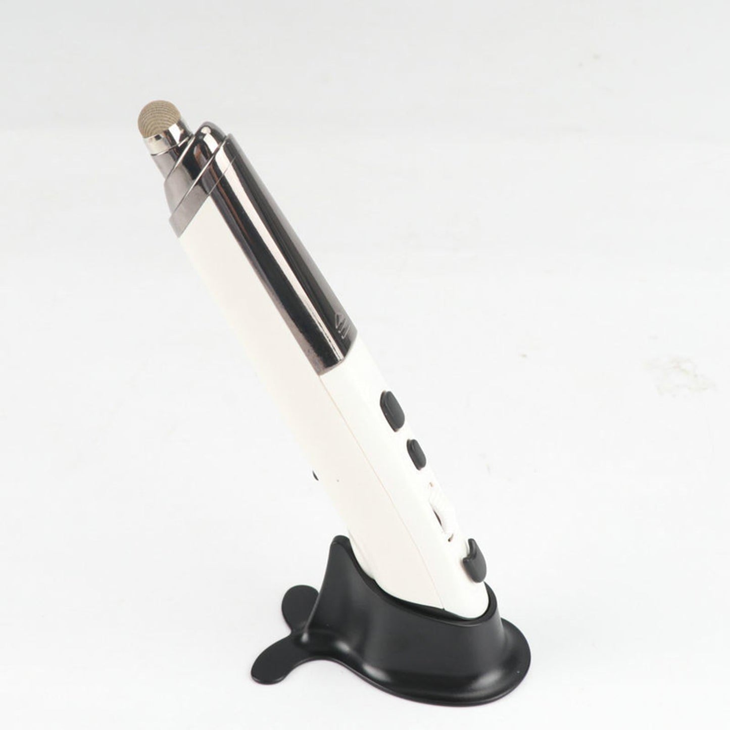 2.4G Wireless Optical USB Touch-Pen Mouse 1600DPI Pocket Mouse Pen white