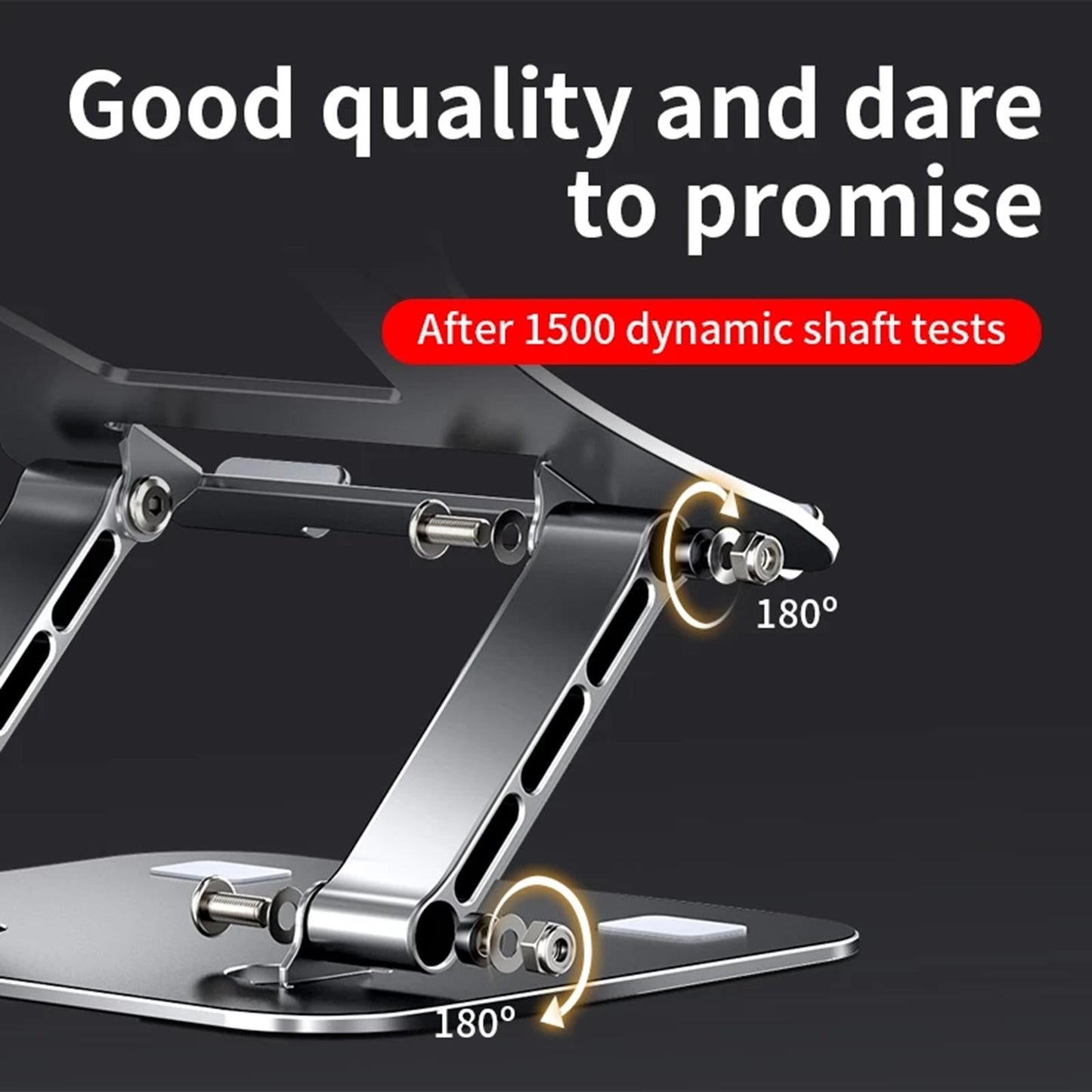 Adjustable Aluminum Laptop Stand Reading Holder with Cooling Fan
