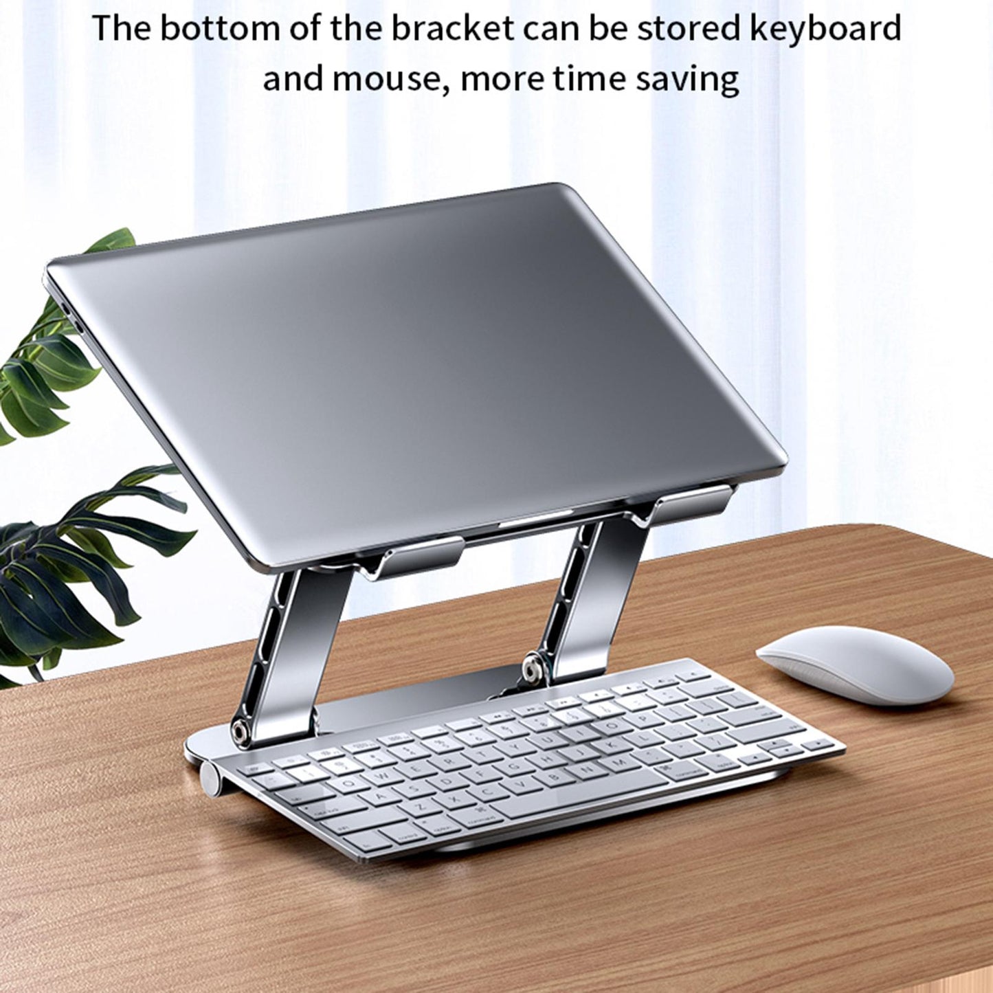 Adjustable Aluminum Laptop Stand Reading Holder with Cooling Fan
