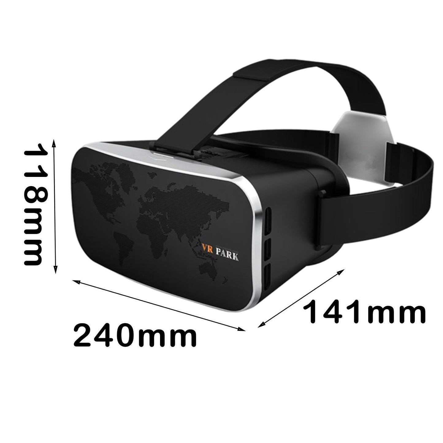 3D VR Virtual Reality Headset Lightweight Glasses for 4-6 inch Smartphone