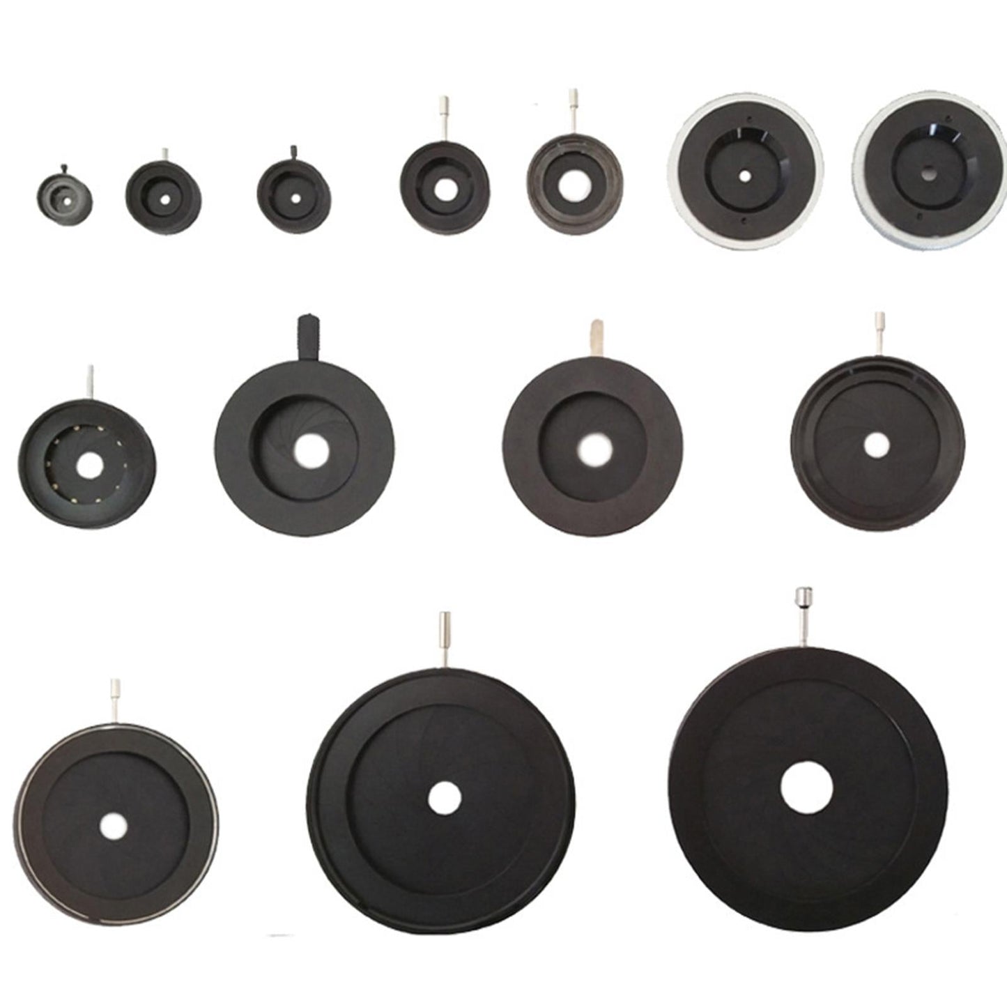 Mechanical Iris Aperture Diaphragm Zoom Optical Manual Aperture 1.5-25mm