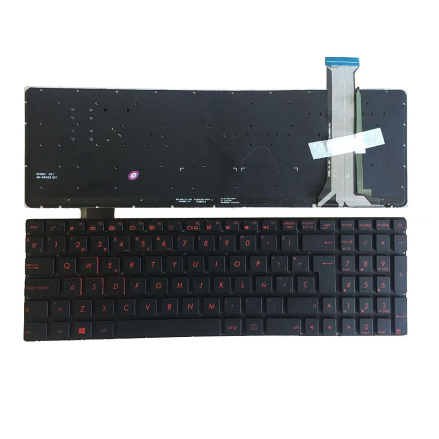 Spanish Spain Layout Laptop Keyboard for ASUS GL552 Professional