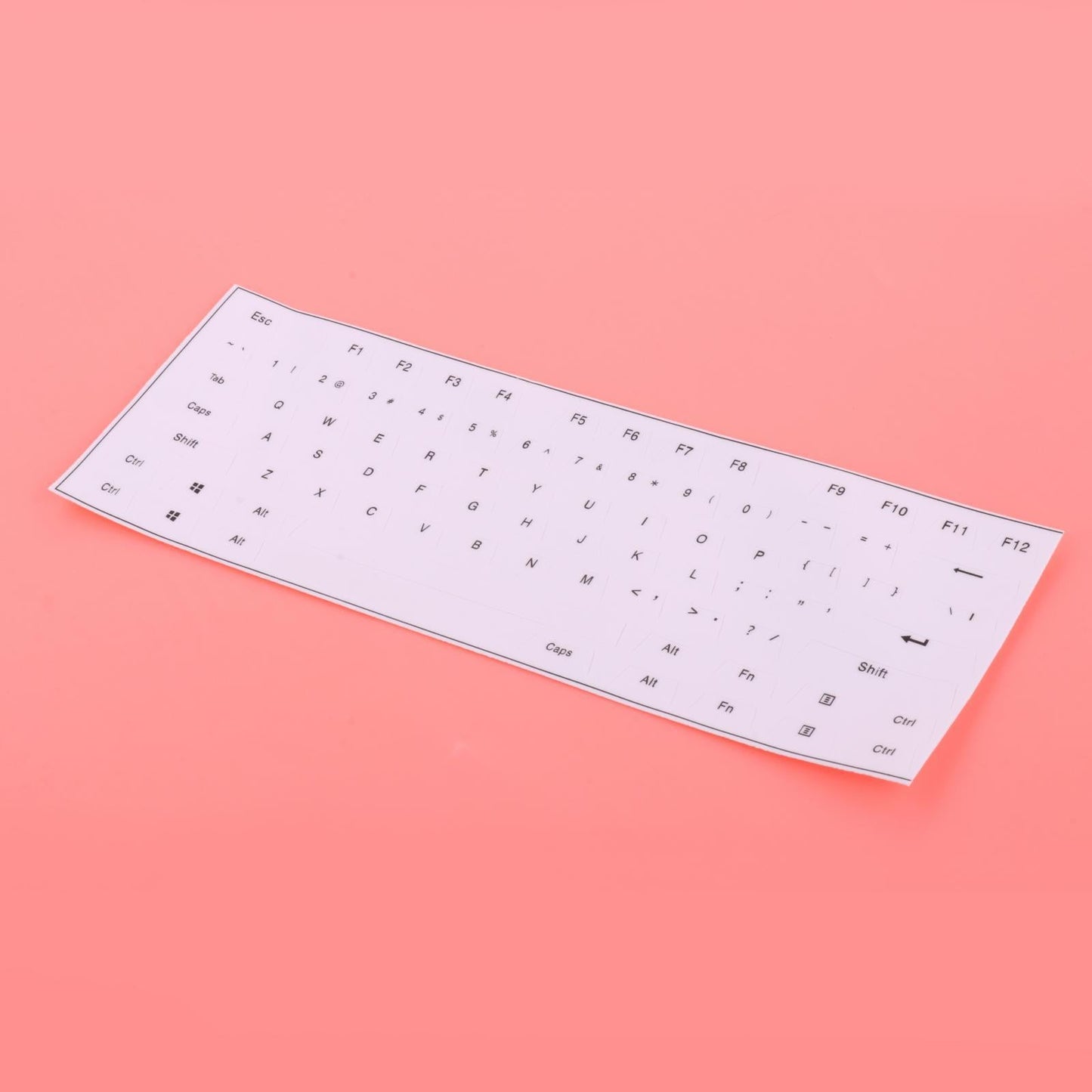 Universal Keyboard Side Stickers for Mechanical Keycaps white black