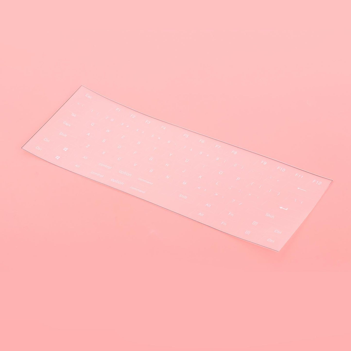 Universal Keyboard Side Stickers for Mechanical Keycaps clear white