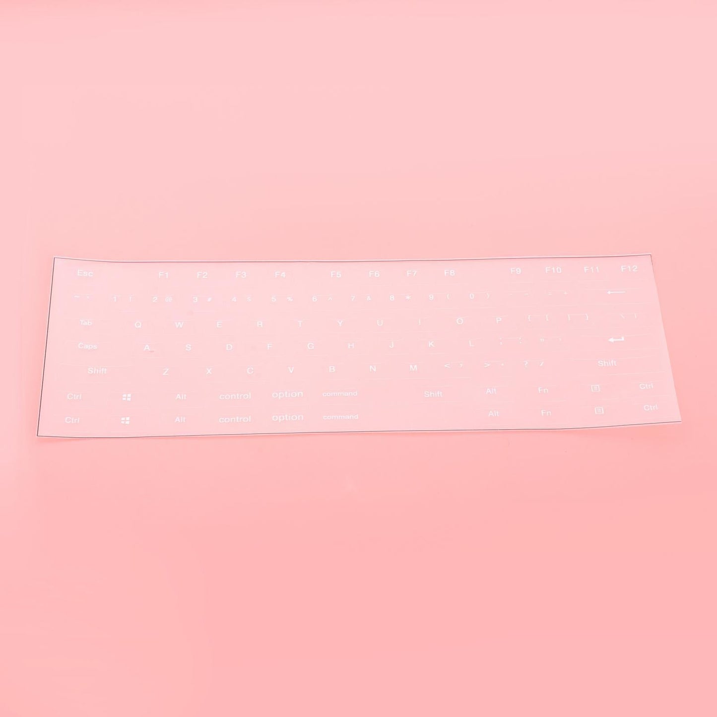 Universal Keyboard Side Stickers for Mechanical Keycaps clear white