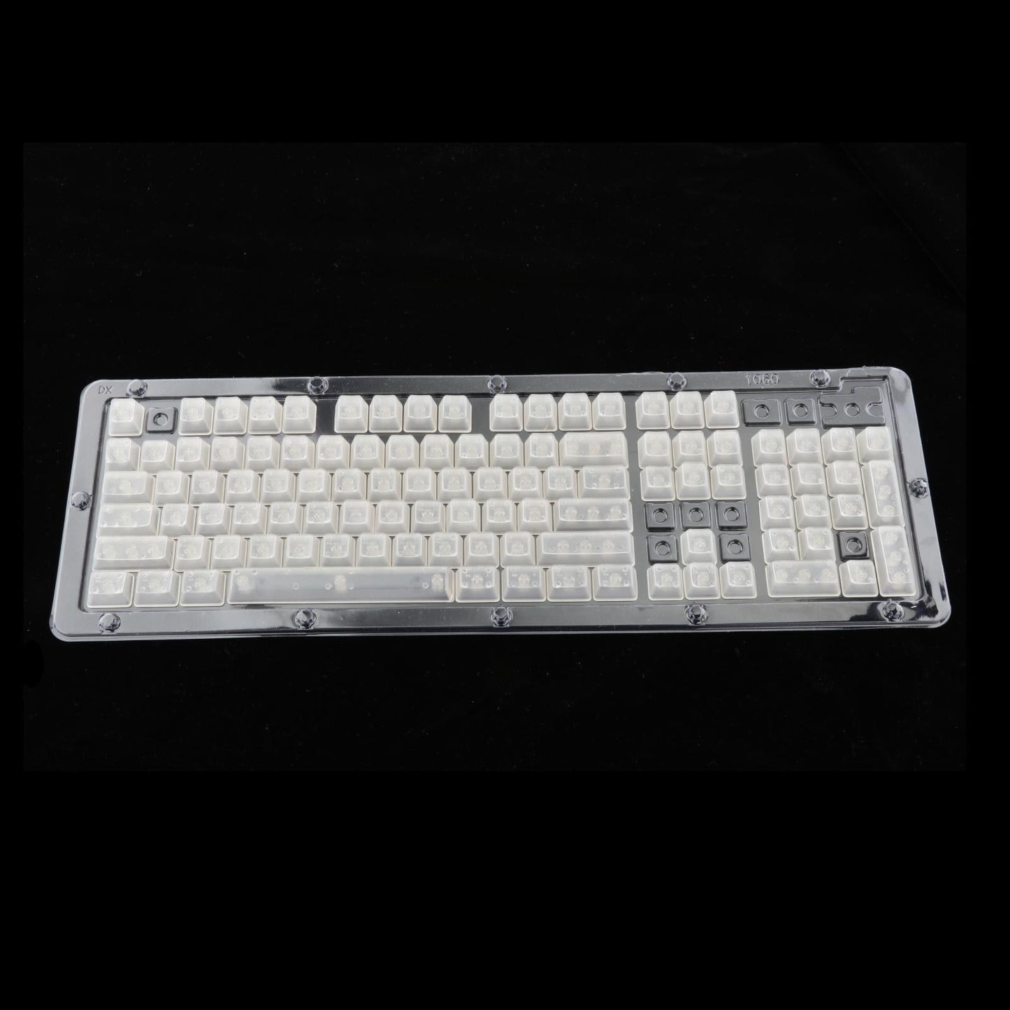 DIY Fully Transparent Keycaps Mechanical ABS for CHERRY MX/Clone Switches Transparent