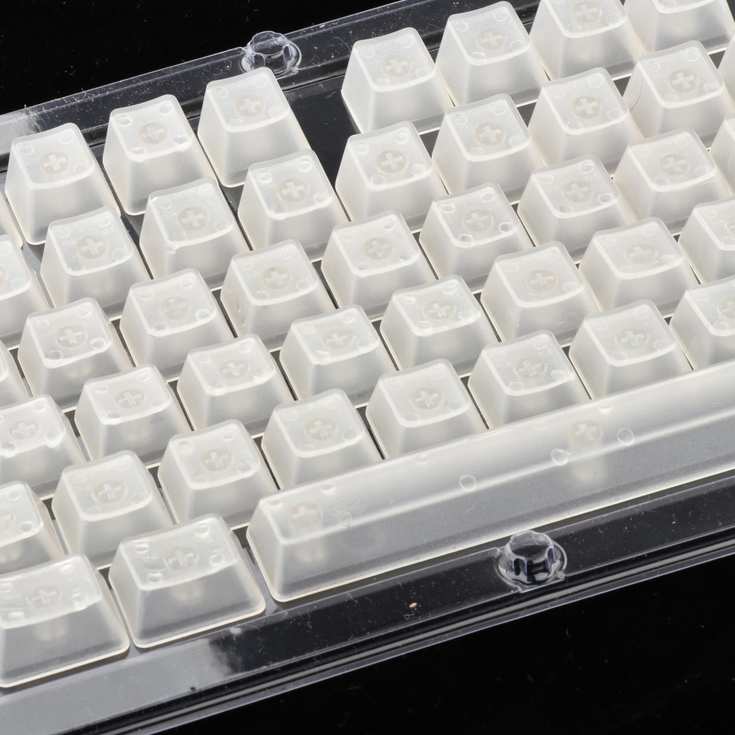 DIY Fully Transparent Keycaps Mechanical ABS for CHERRY MX/Clone Switches Transparent