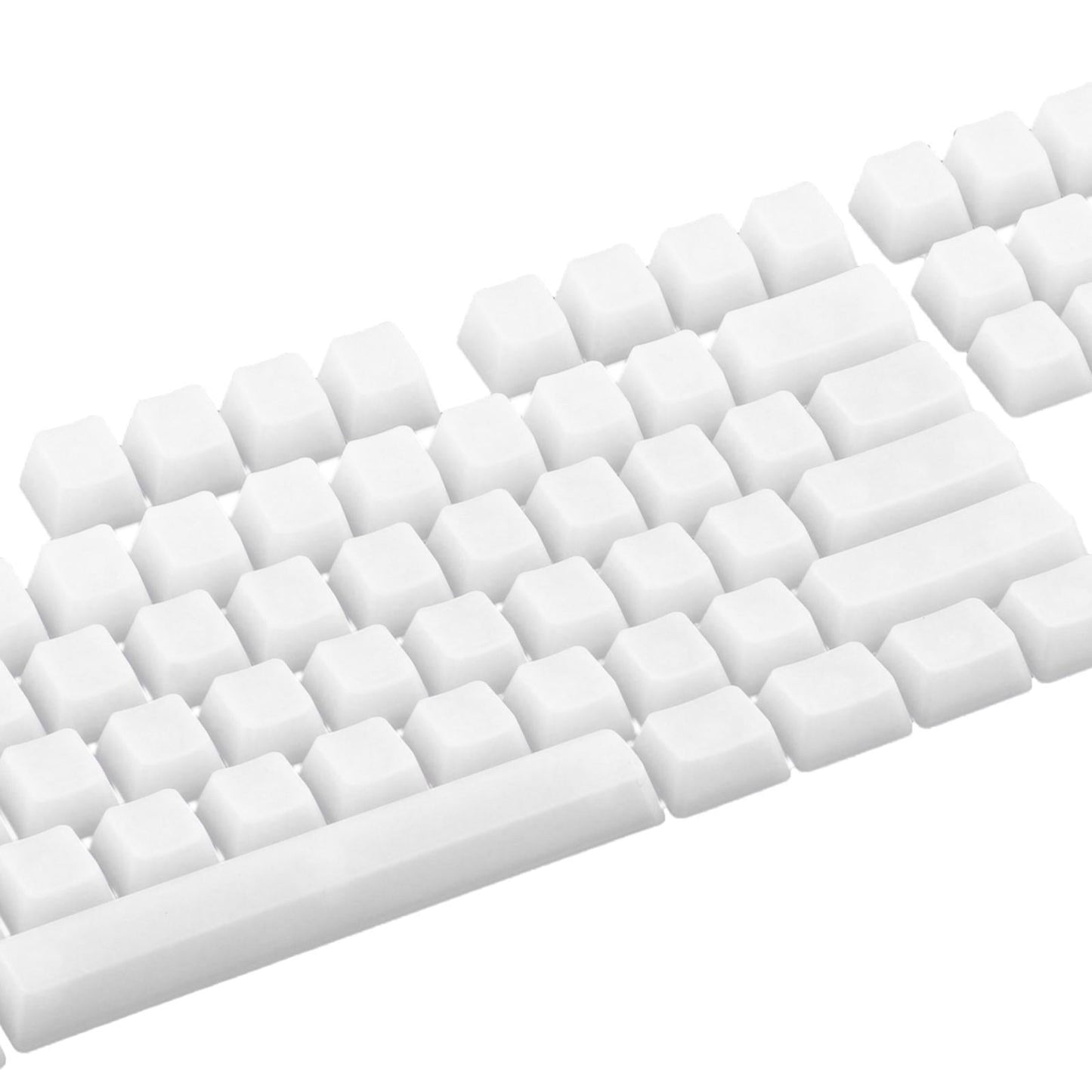 DIY Fully Transparent Keycaps Mechanical ABS for CHERRY MX/Clone Switches Milky