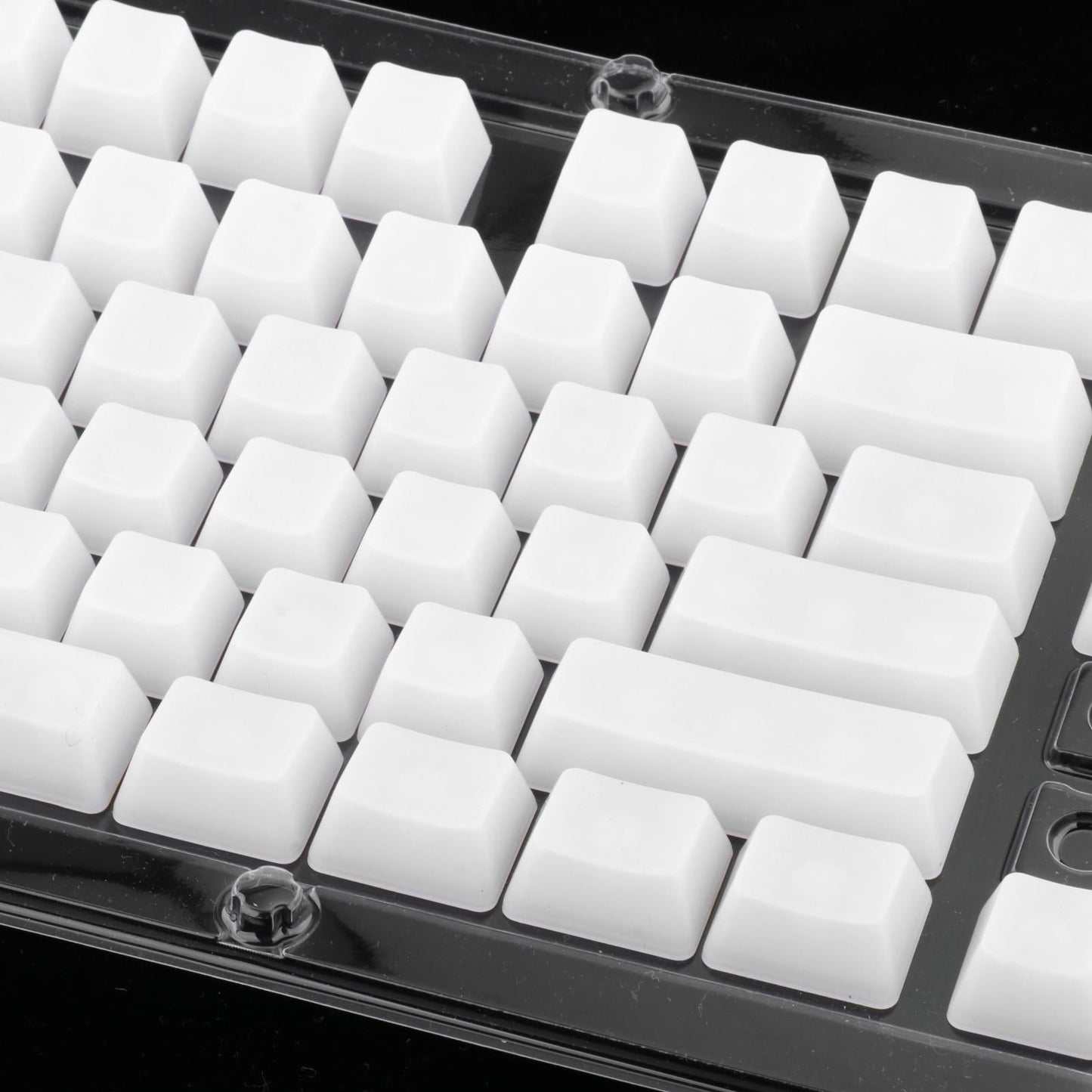 DIY Fully Transparent Keycaps Mechanical ABS for CHERRY MX/Clone Switches Milky