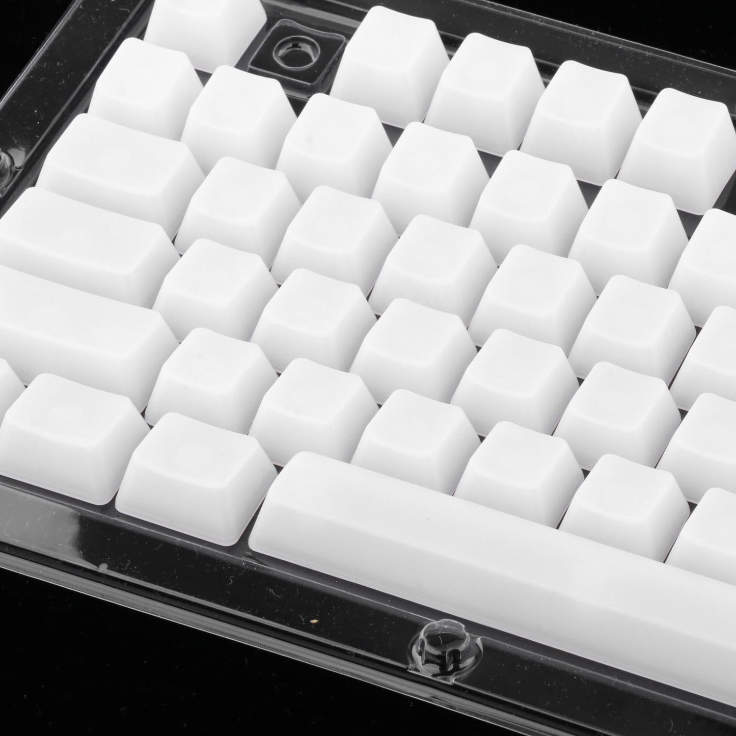 DIY Fully Transparent Keycaps Mechanical ABS for CHERRY MX/Clone Switches Milky
